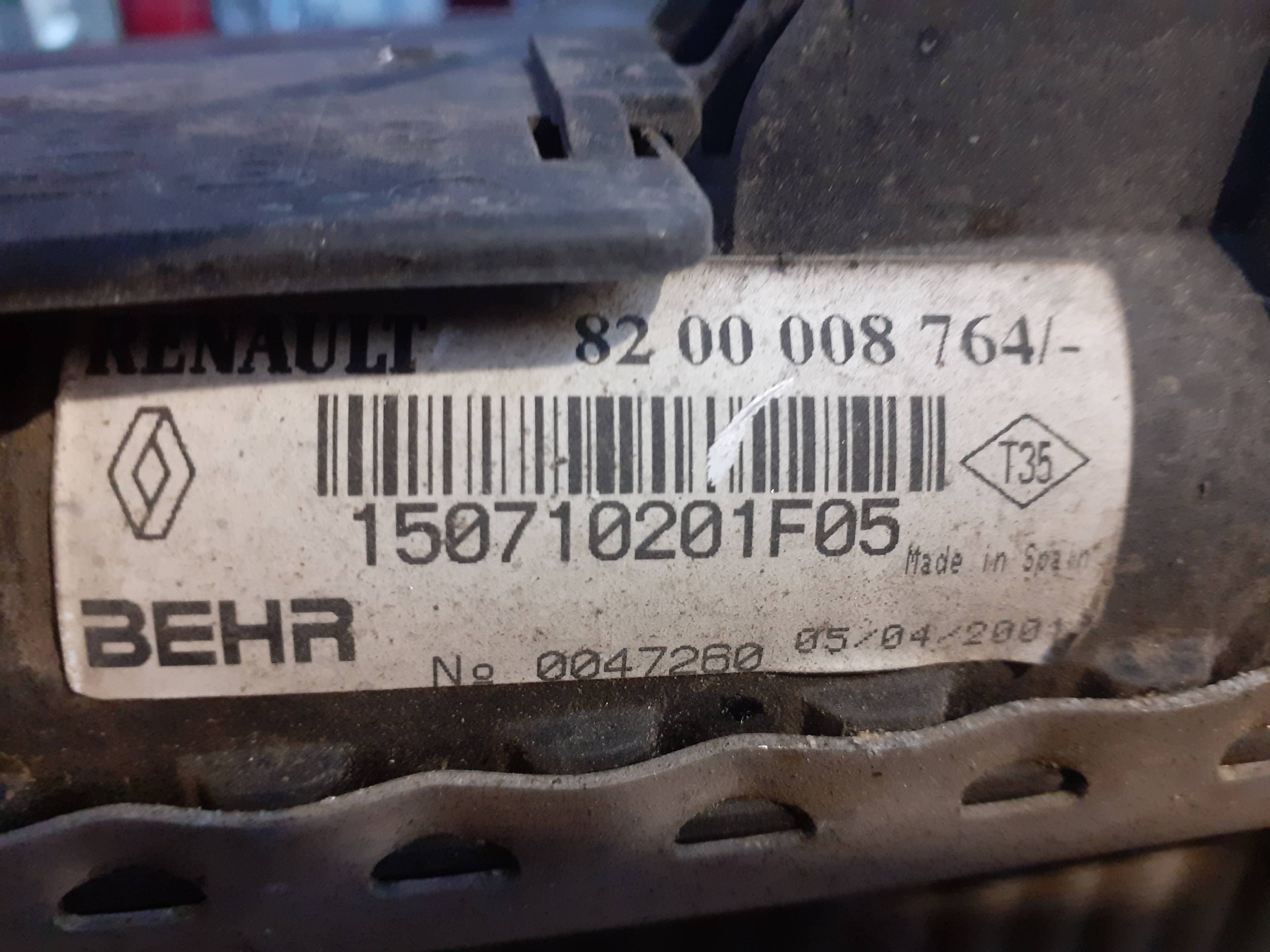 Radiador agua RENAULT LAGUNA II (BG0) 2