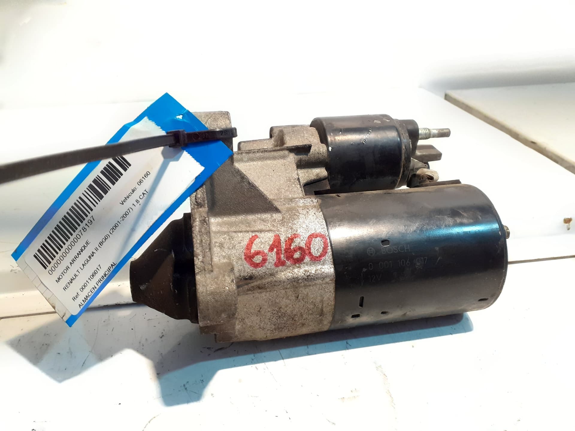 Motor arranque RENAULT LAGUNA II (BG0)