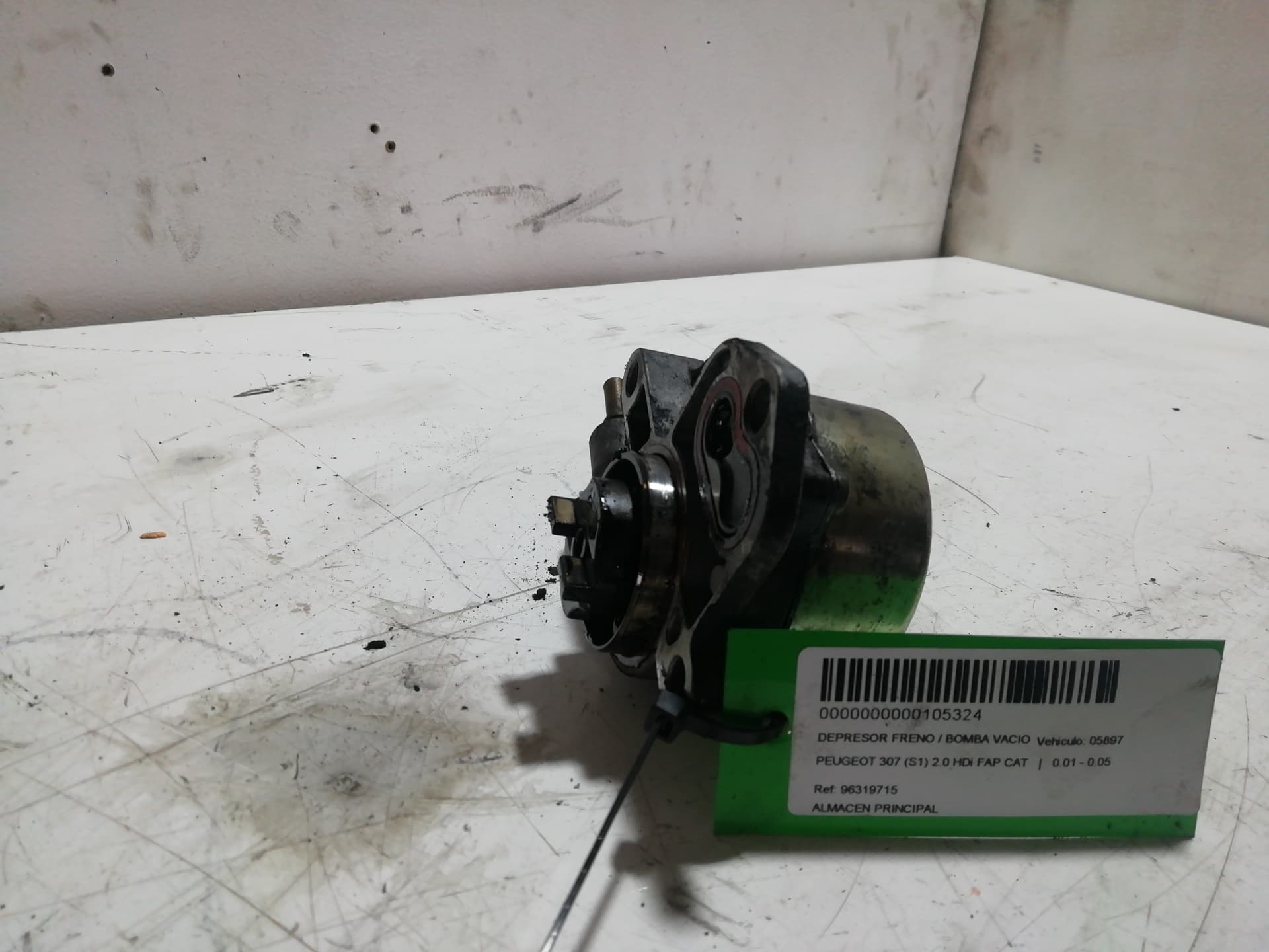 Depresor freno / bomba vacio PEUGEOT 307 (S1)
