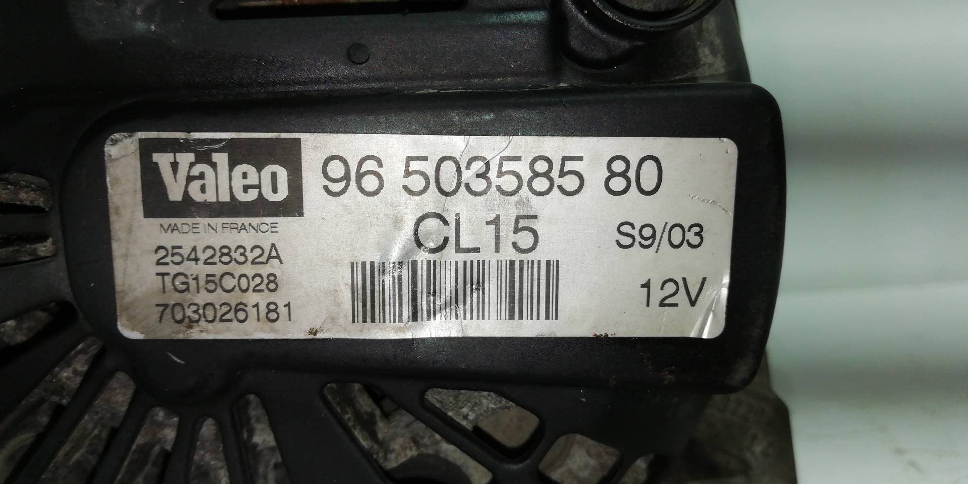 Alternador PEUGEOT 307 (S1) 2