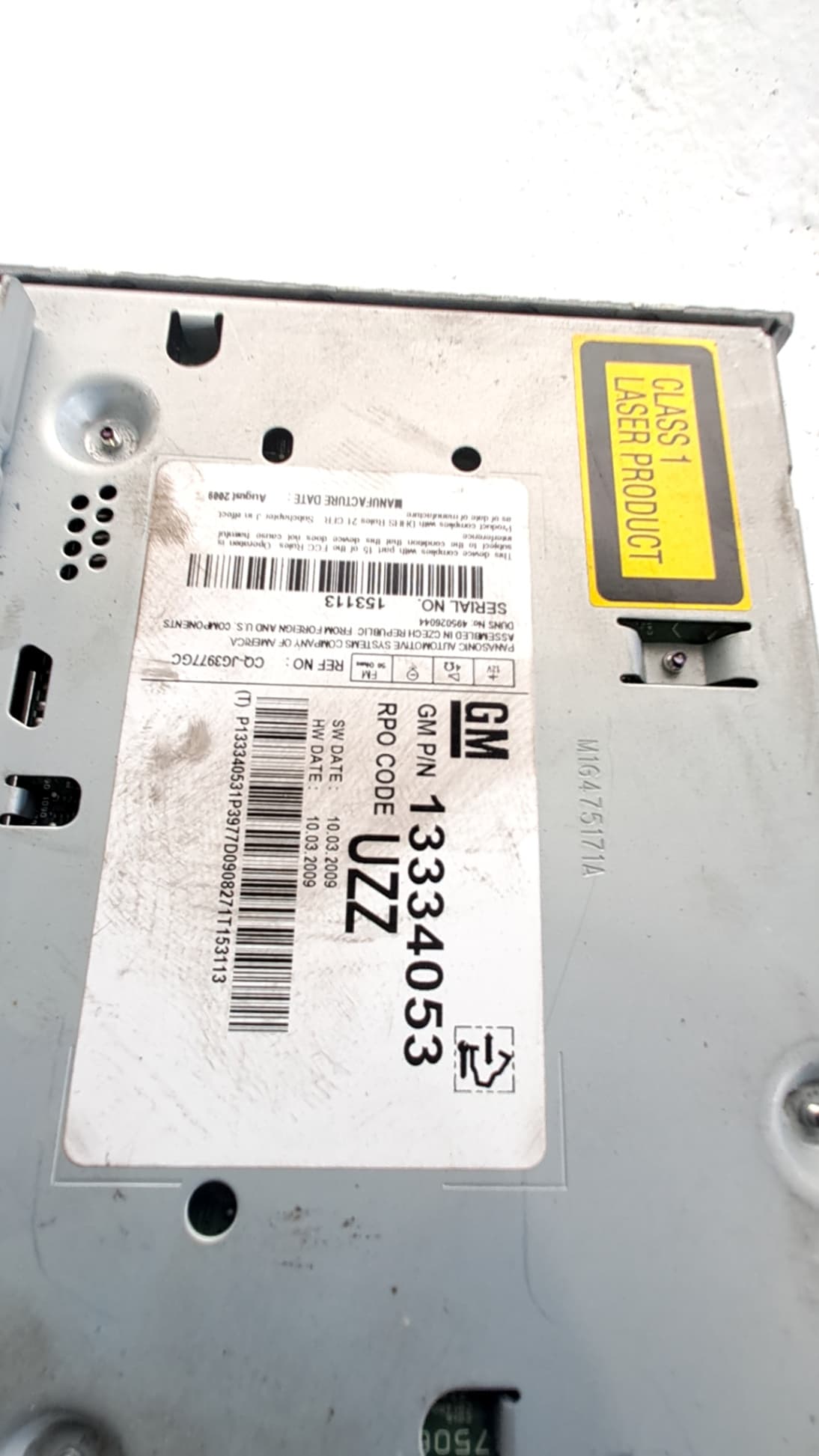 Sistema audio / radio cd OPEL ASTRA J LIM 2