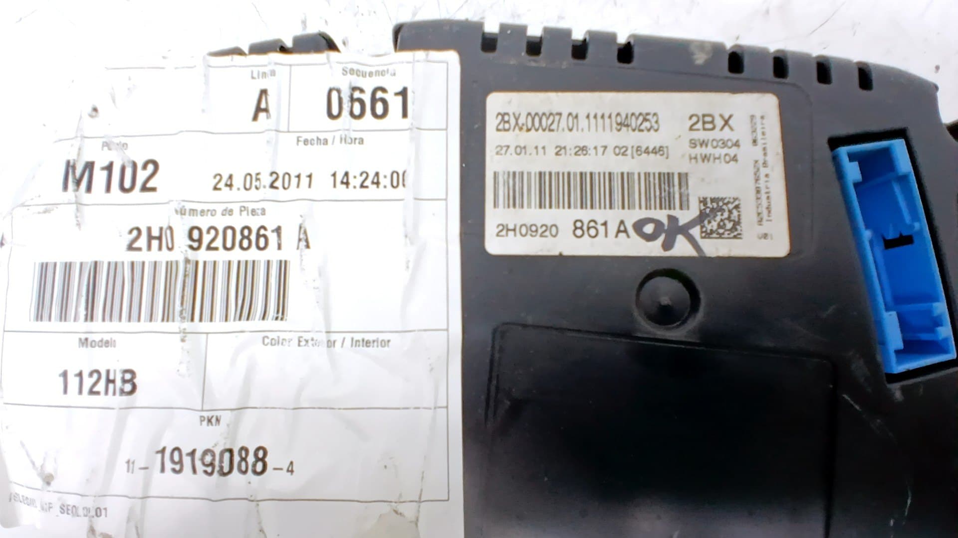 Cuadro instrumentos VOLKSWAGEN AMAROK 2