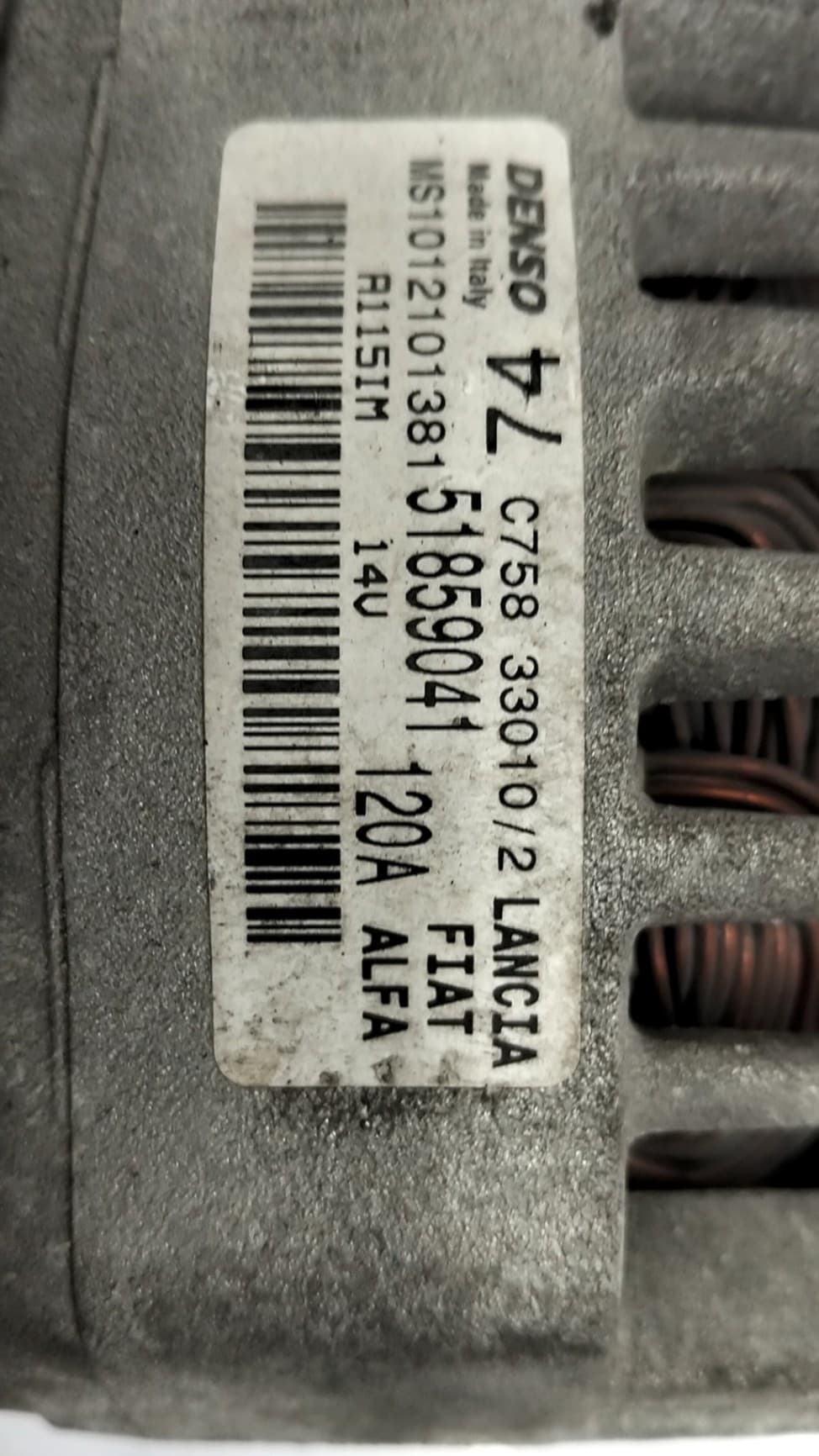 Alternador FIAT GRANDE PUNTO (199) 2