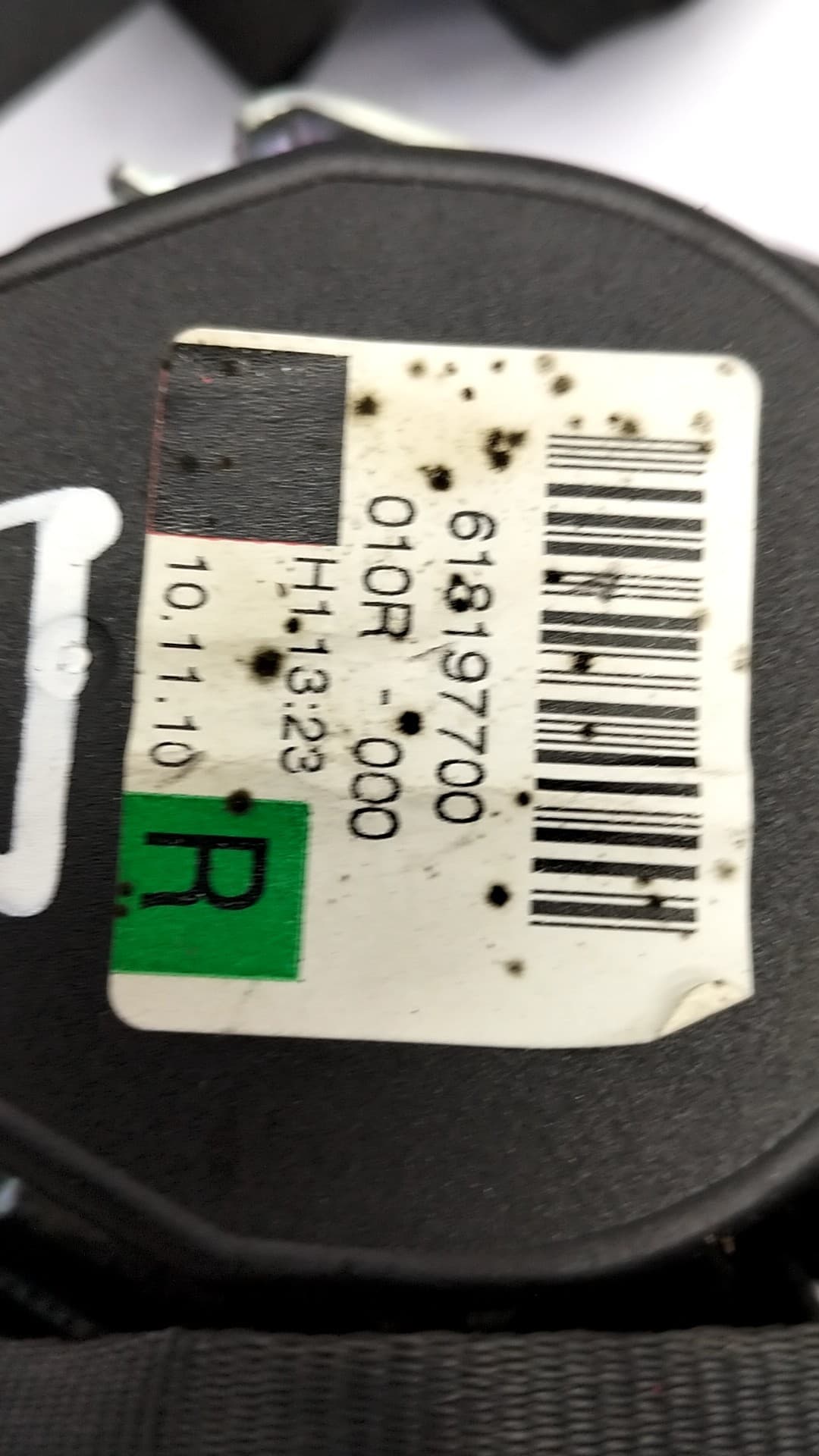 Cinturon seguridad delantero derecho FIAT GRANDE PUNTO (199) 2
