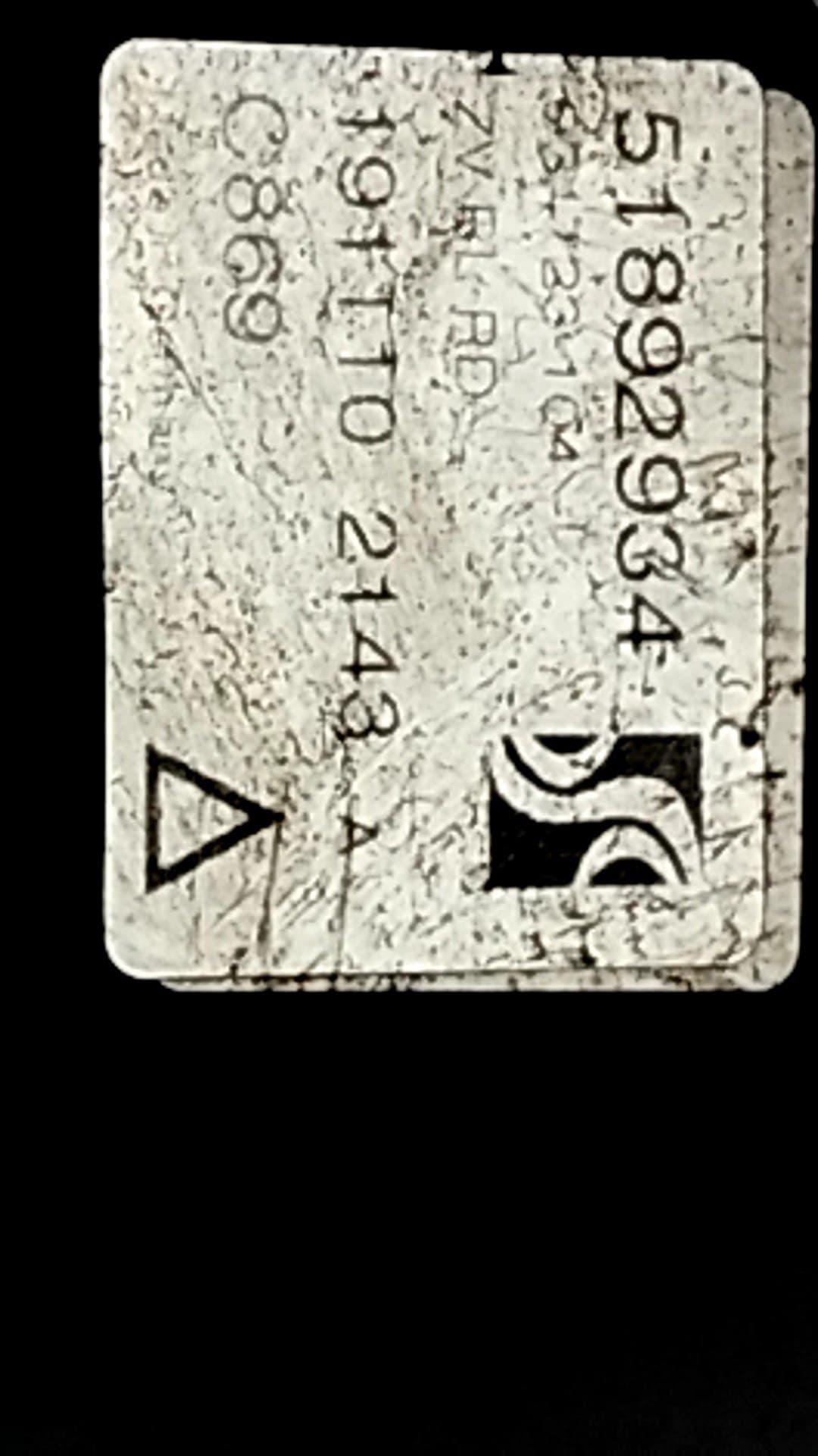 Cerradura puerta trasera izquierda FIAT GRANDE PUNTO (199) 3