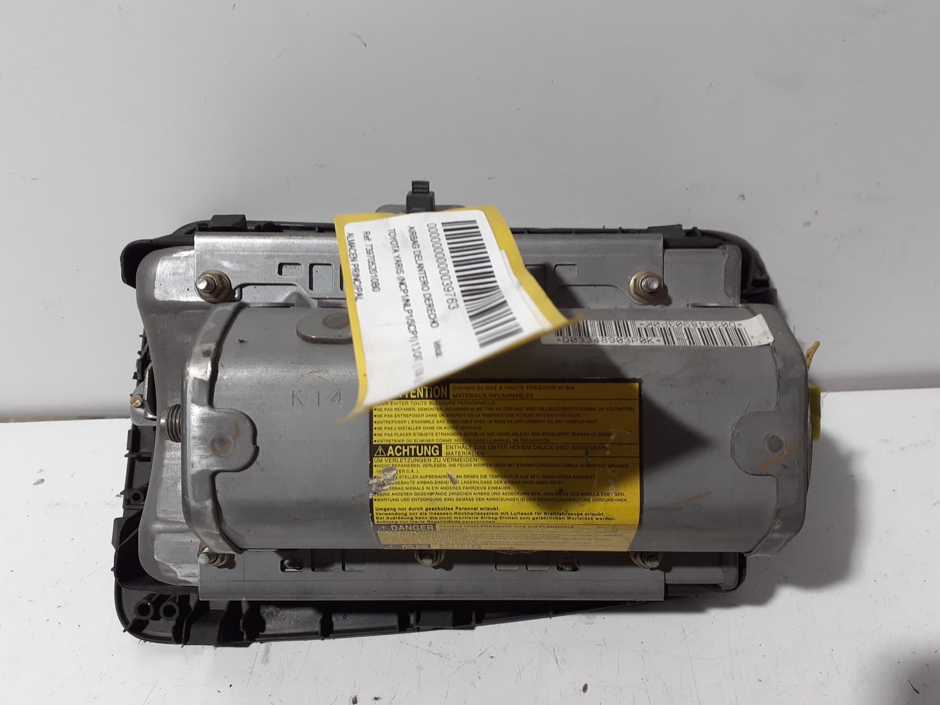 Airbag delantero derecho TOYOTA YARIS (NCP1/NLP1/SCP1) 3