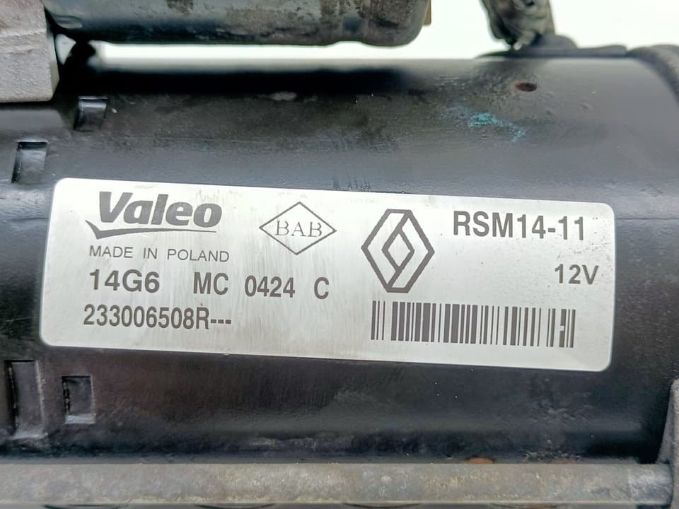 Motor arranque RENAULT KANGOO 2