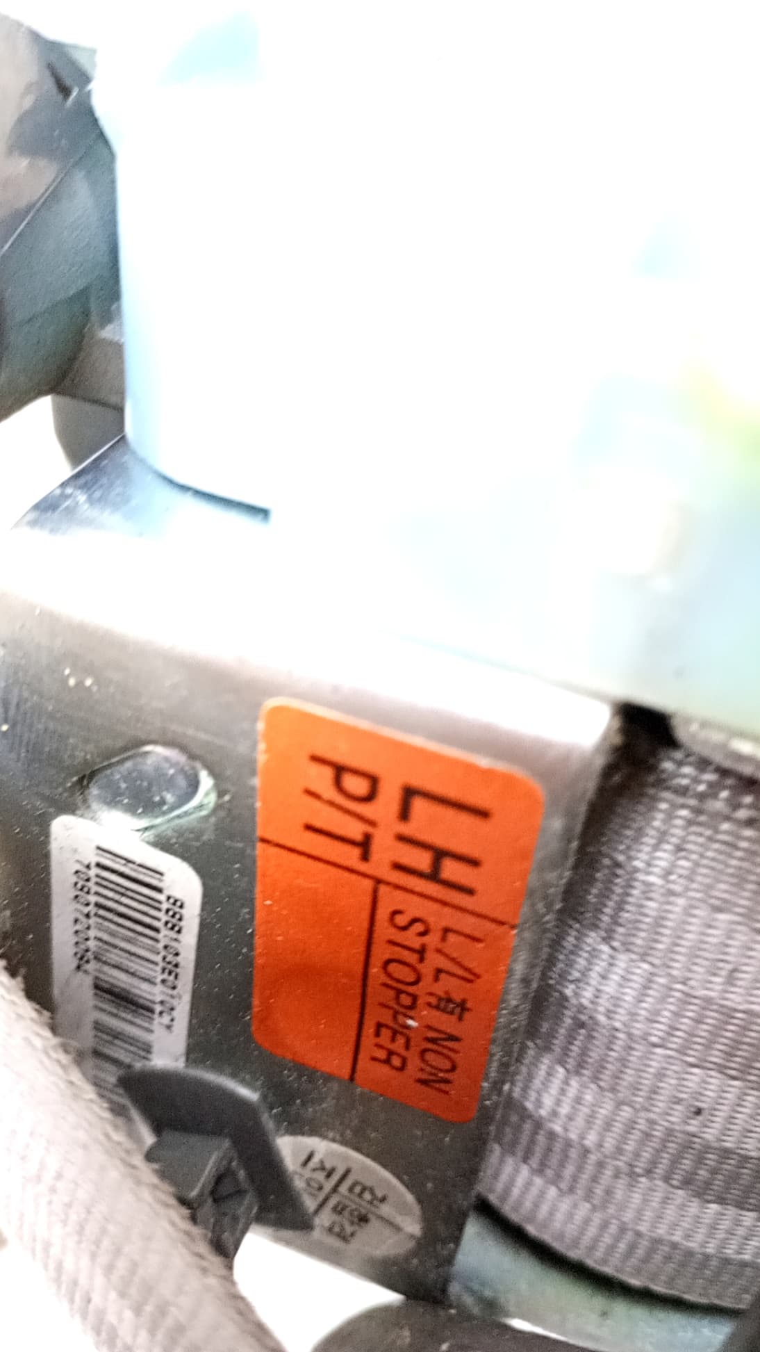 Cinturon seguridad delantero izquierdo KIA SORENTO 2