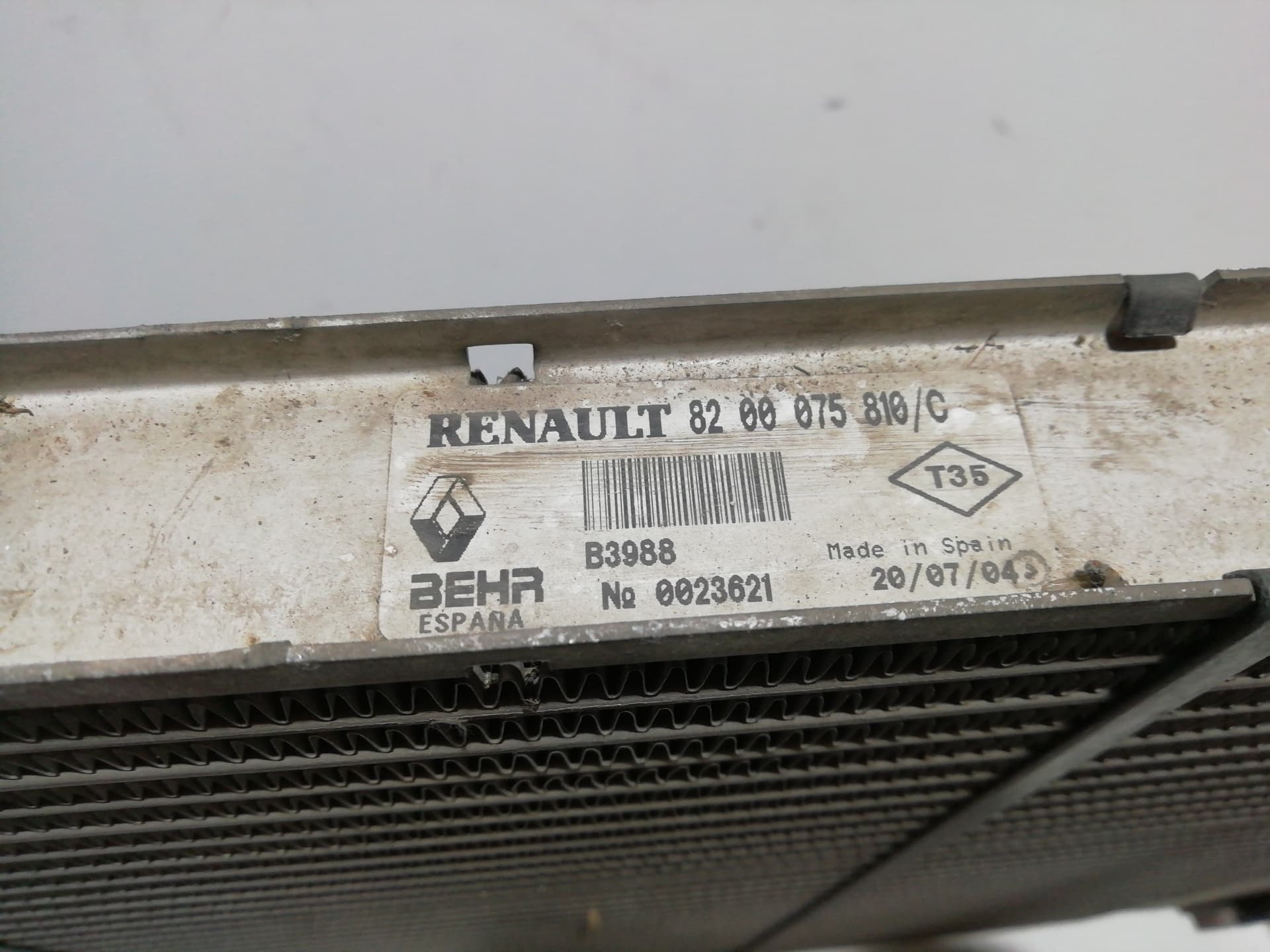 Intercooler RENAULT ESPACE IV (JK0) 4