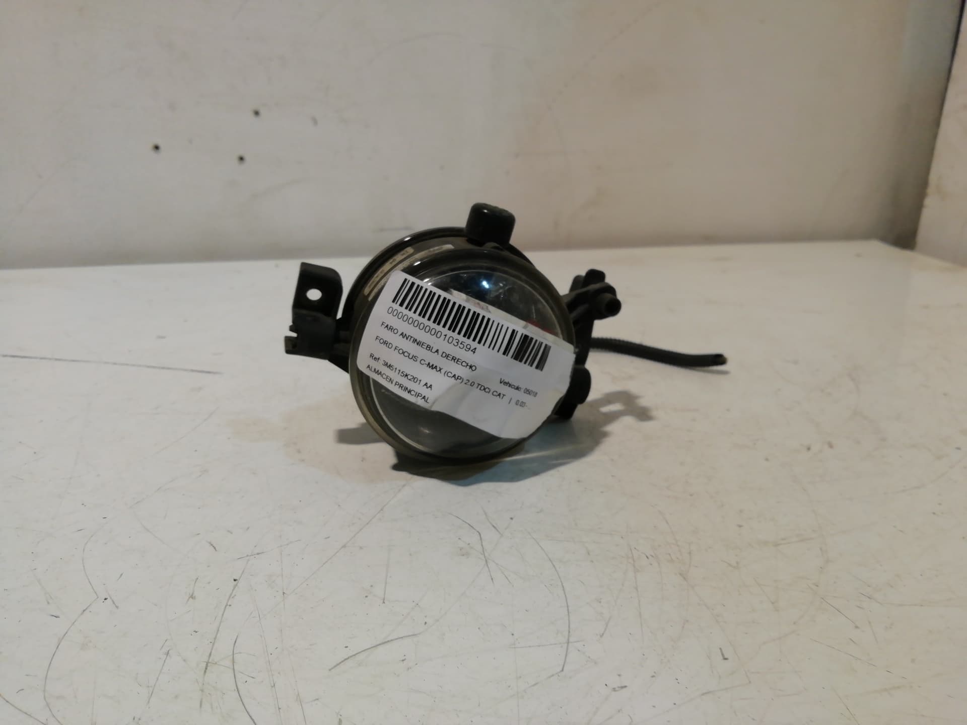 Faro antiniebla derecho FORD FOCUS C-MAX (CAP)