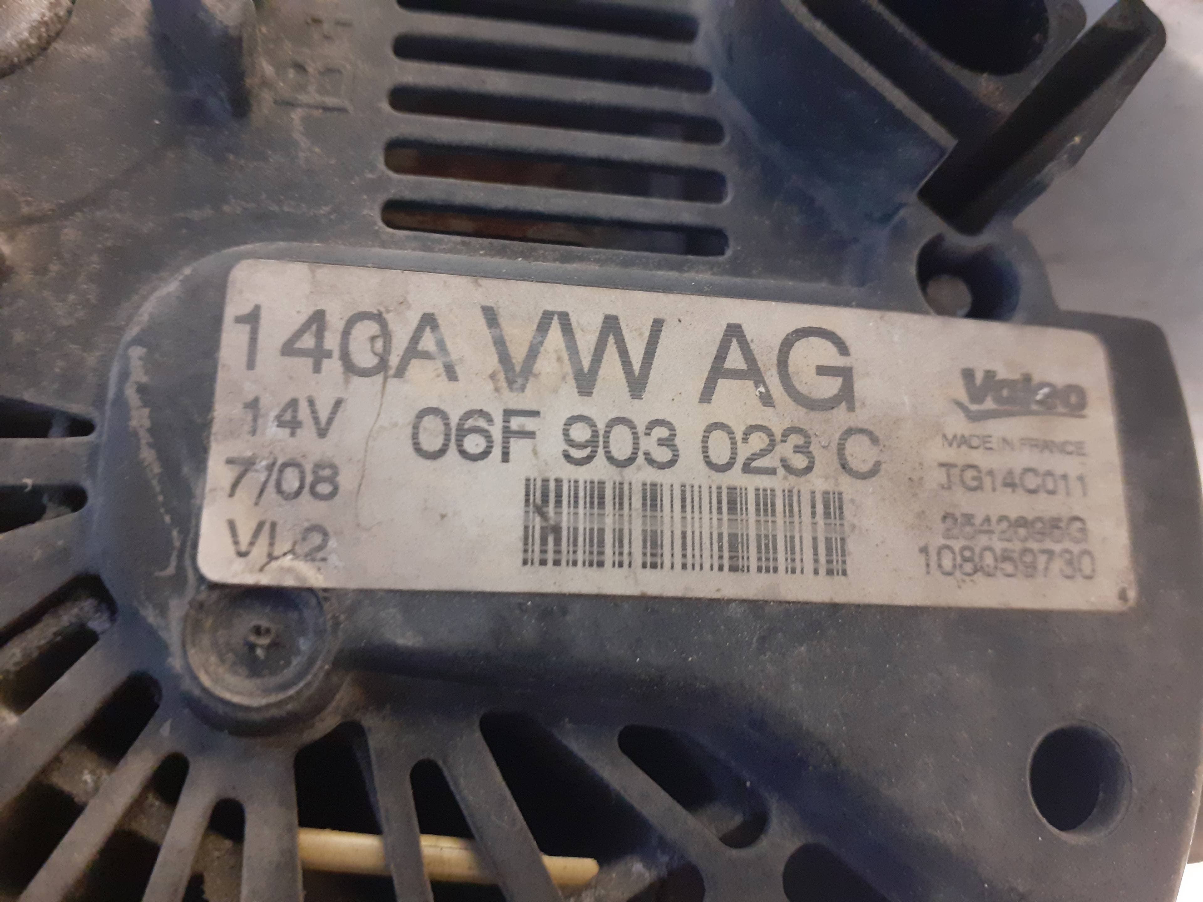 Alternador VOLKSWAGEN CADDY KA/KB (2K) 2