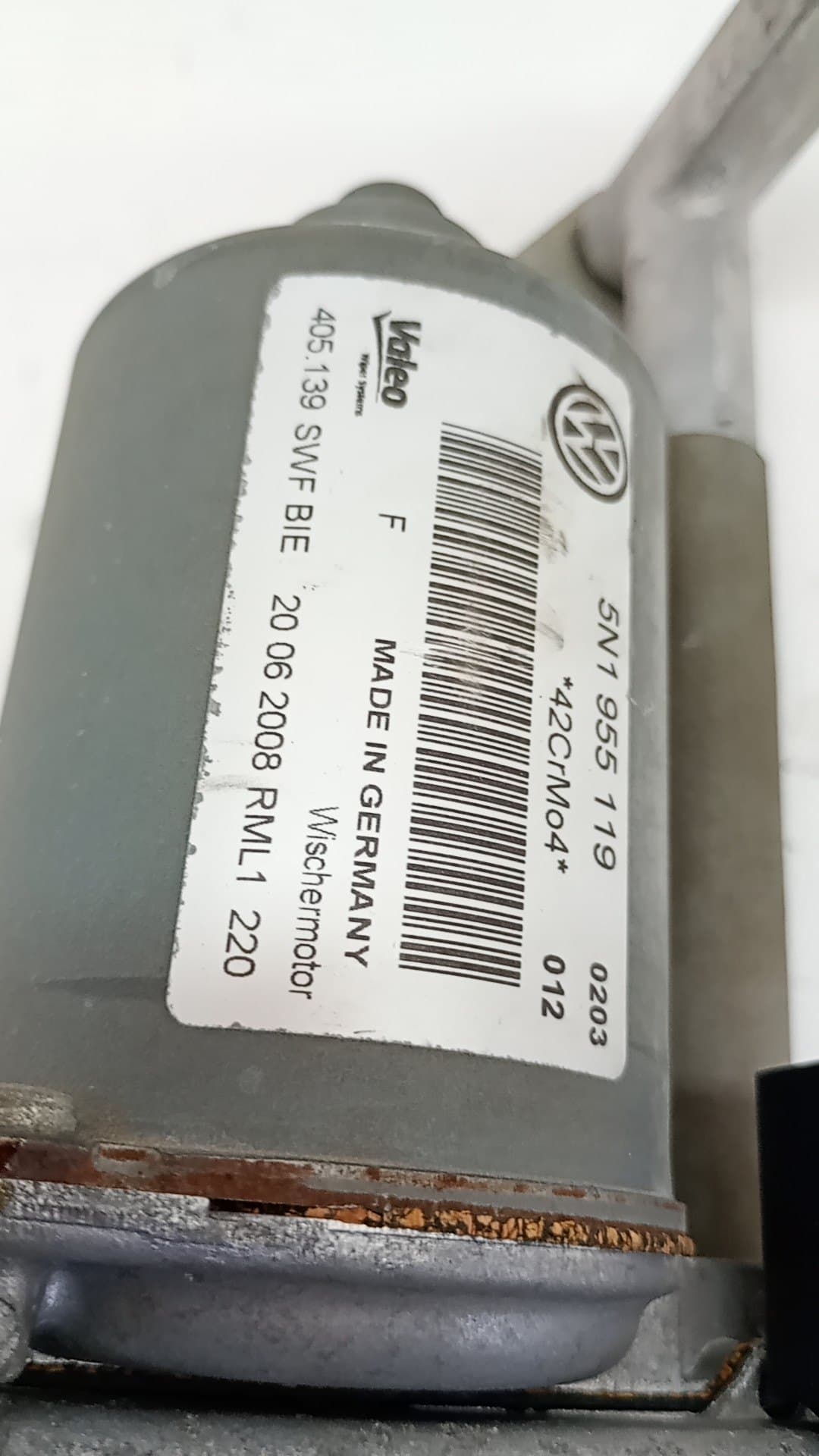 Motor limpia delantero VOLKSWAGEN TIGUAN (AX1) 2