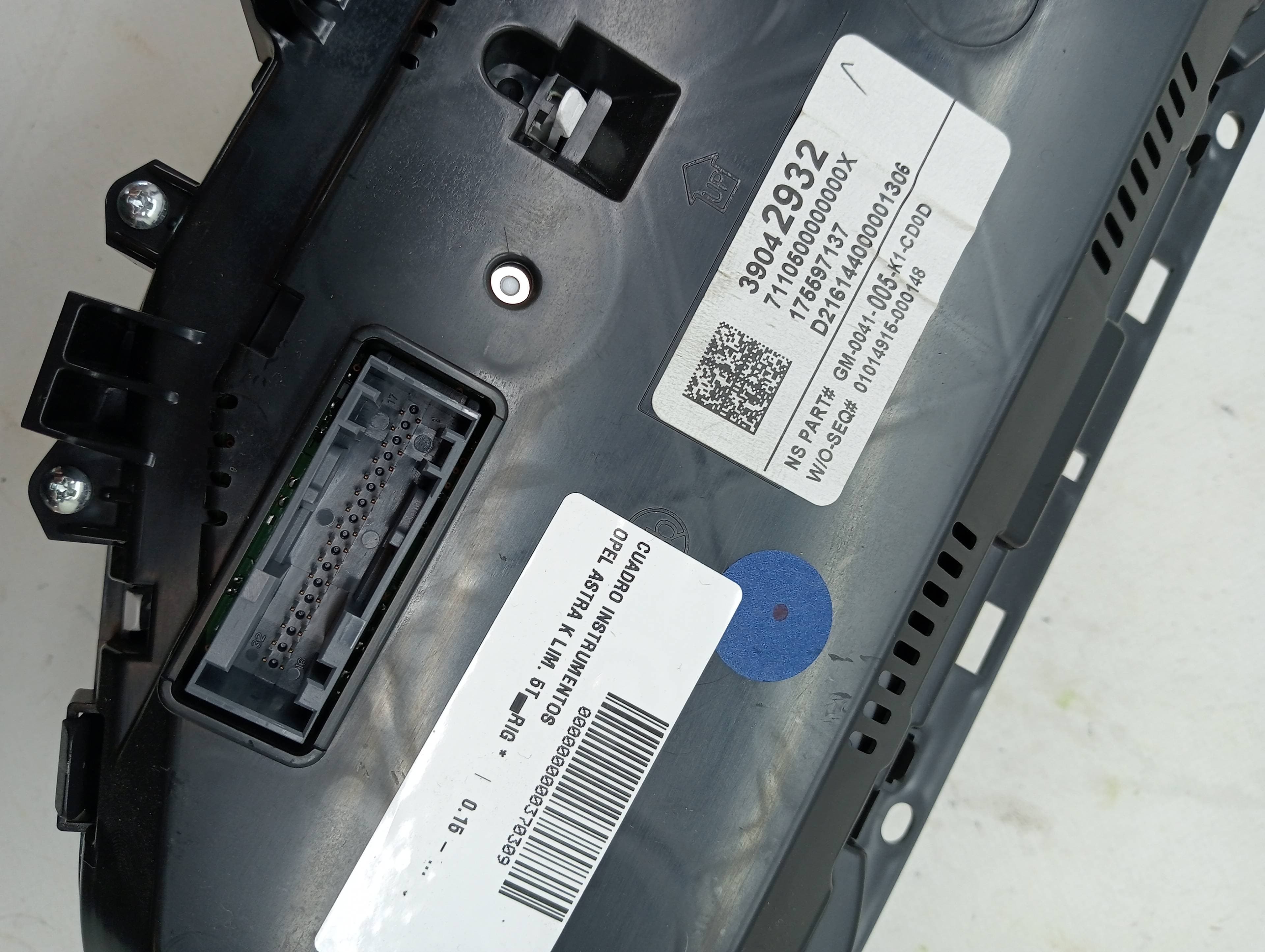 Cuadro instrumentos OPEL ASTRA K LIM 2