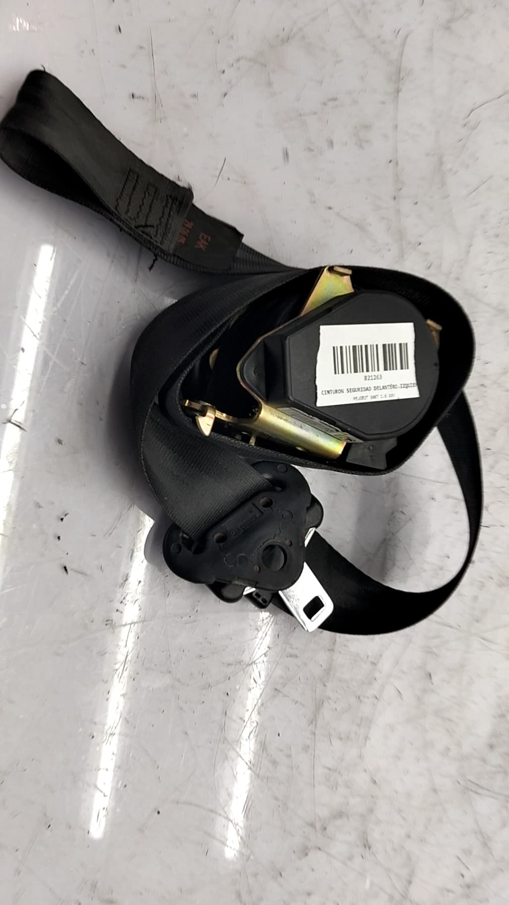Cinturon seguridad delantero izquierdo PEUGEOT 1007 2