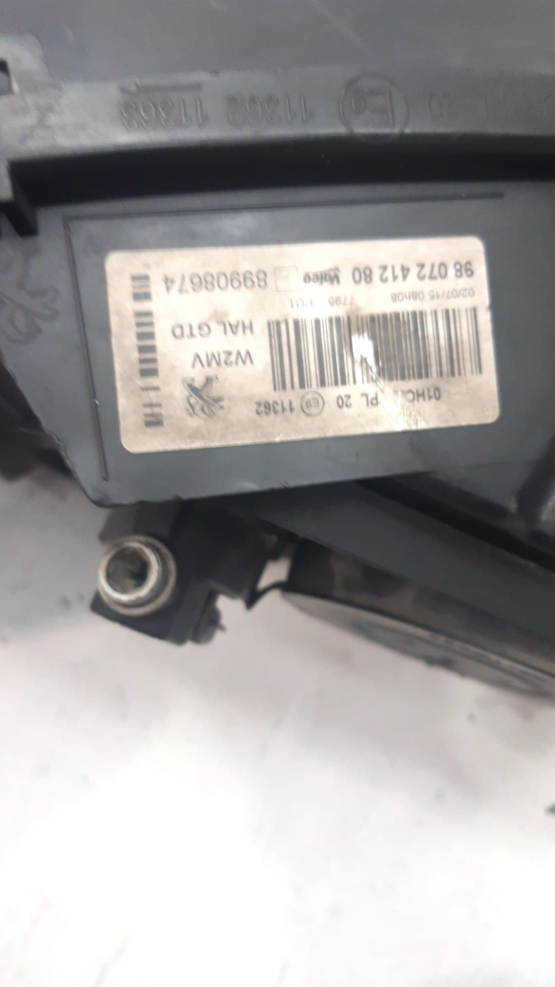 Faro izquierdo PEUGEOT 508 SW I (8E_) 2