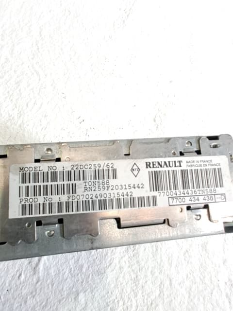 Sistema audio / radio cd RENAULT KANGOO (KC0/1_)