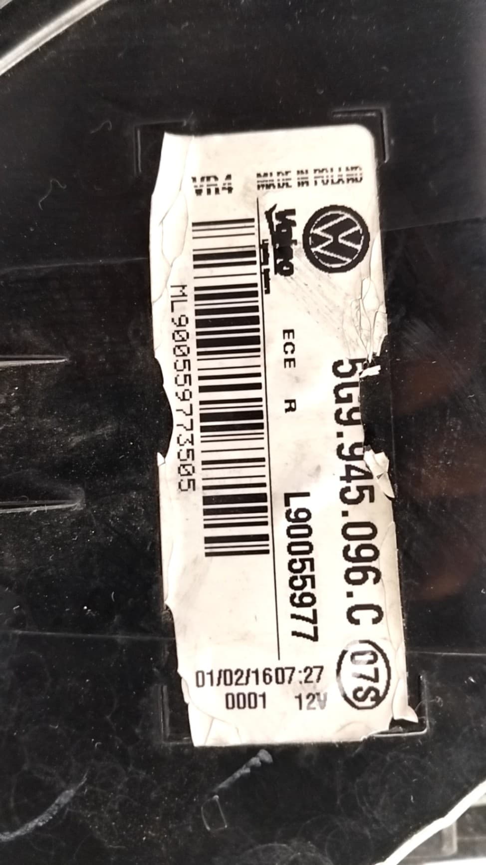 Piloto trasero derecho VOLKSWAGEN GOLF VII LIM. 2