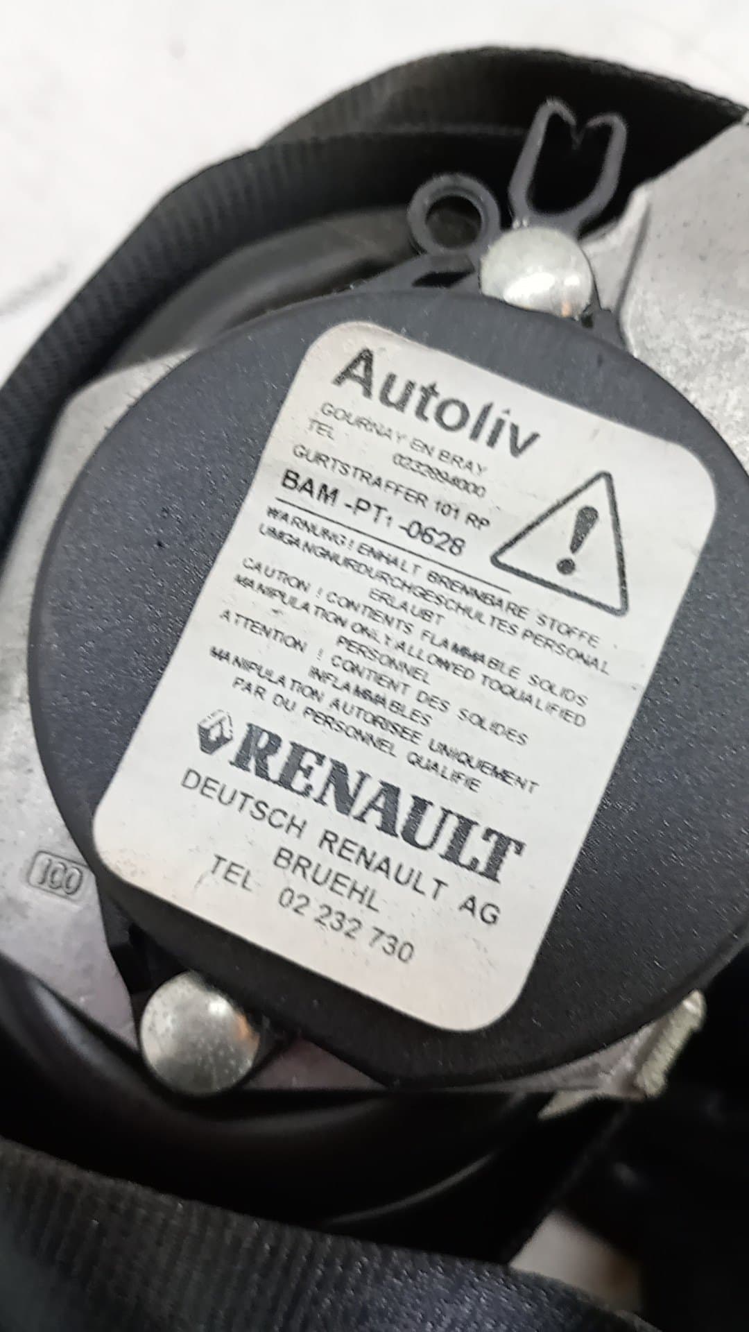 Cinturon seguridad delantero izquierdo RENAULT CAPTUR 2
