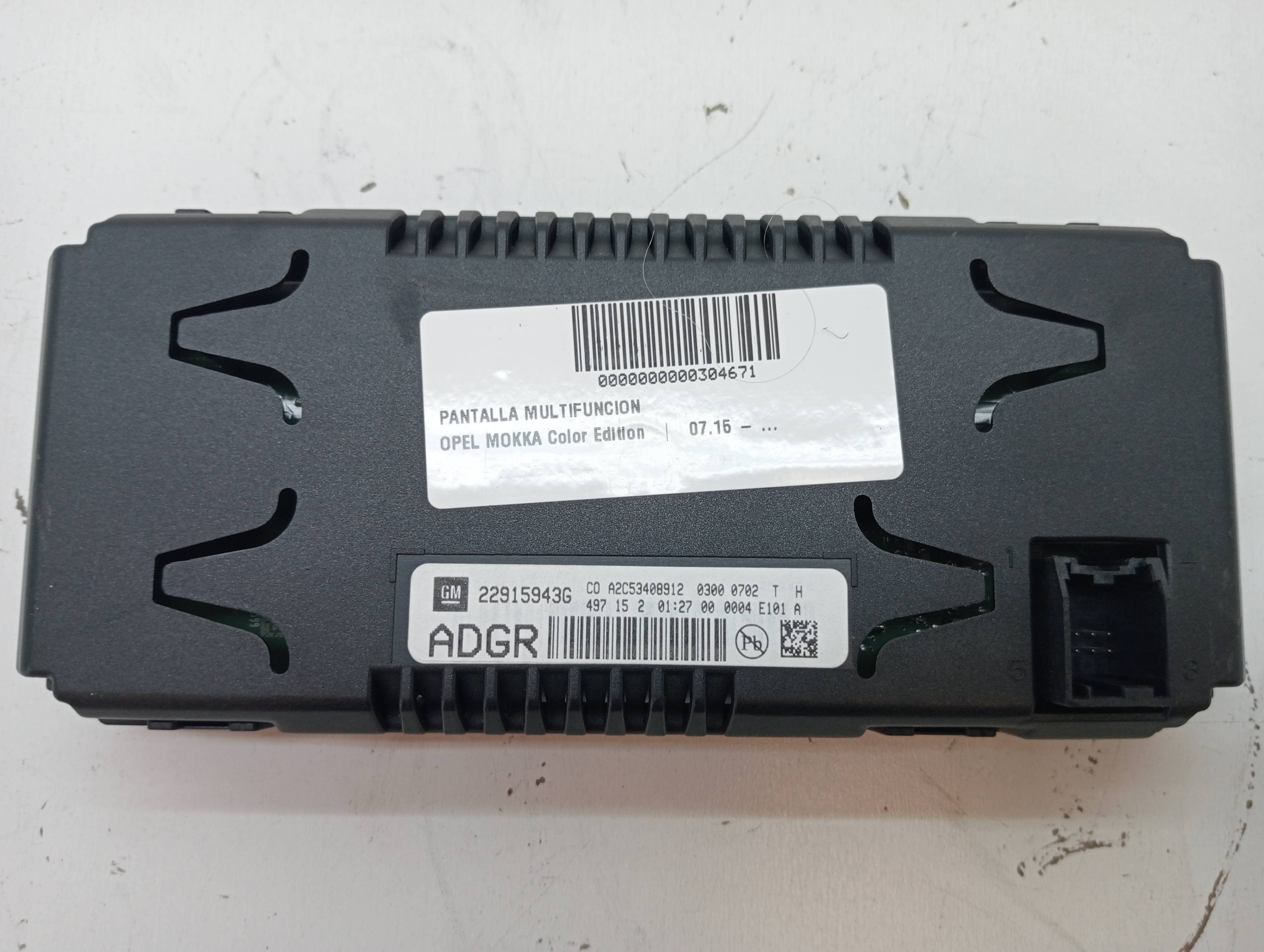 Pantalla multifuncion OPEL MOKKA / MOKKA X (J13) 2