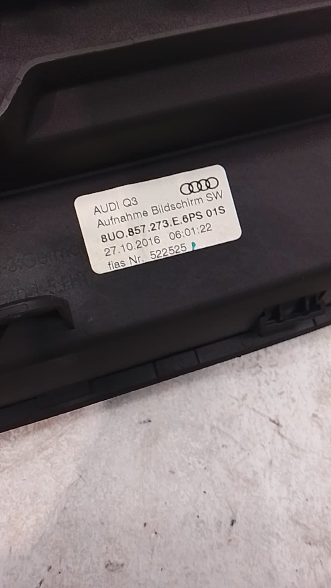 Pantalla multifuncion AUDI Q3 (8U) 4