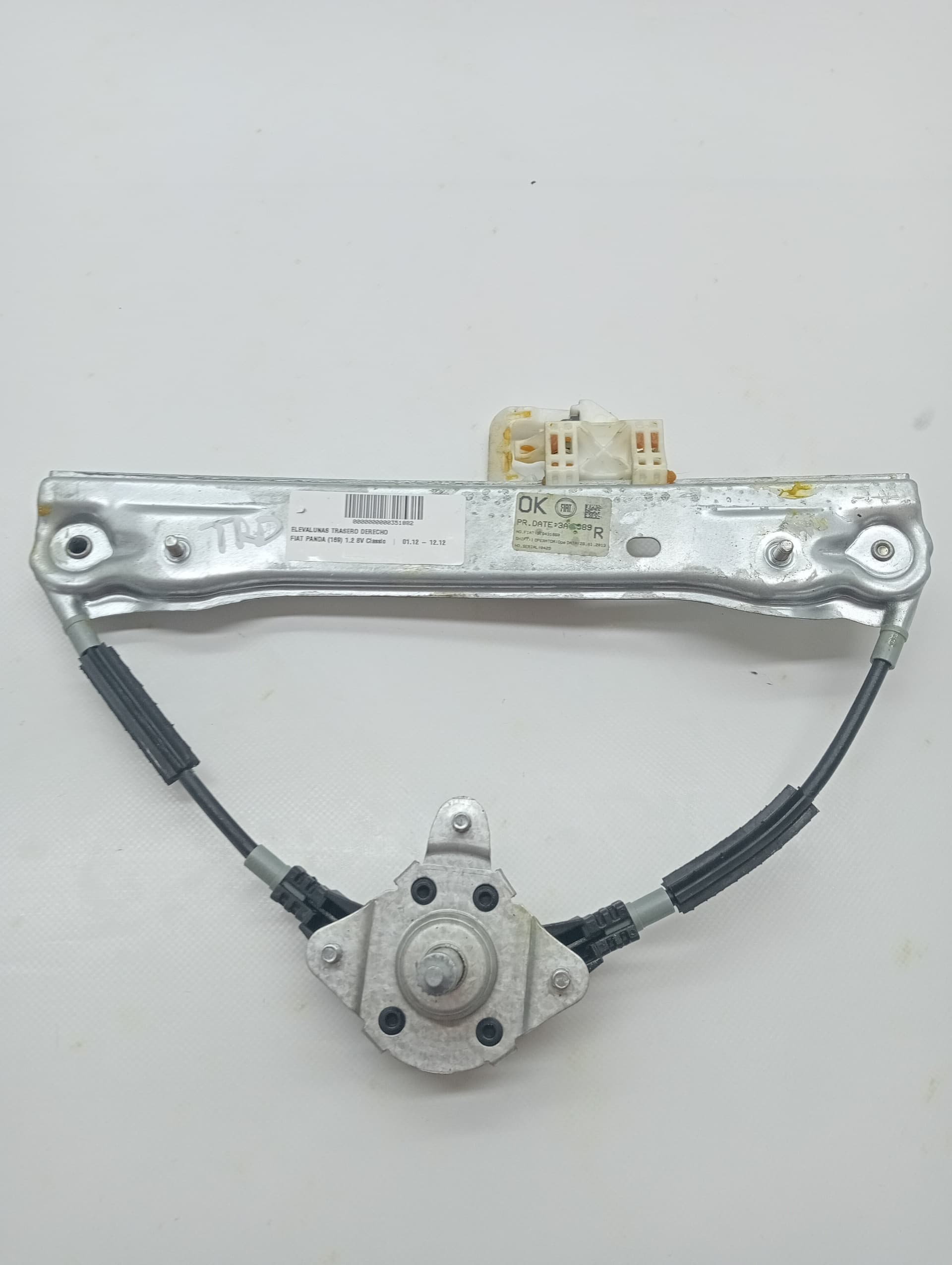 Elevalunas trasero derecho FIAT PANDA (169)