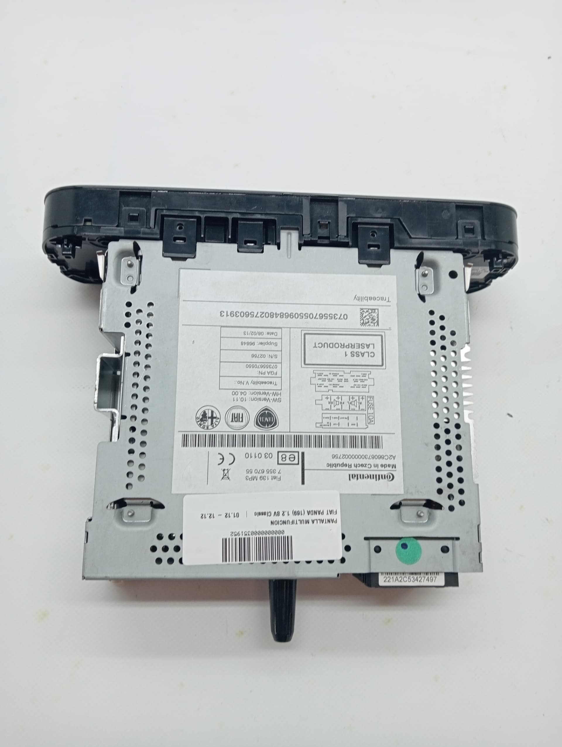 Pantalla multifuncion FIAT PANDA (169)