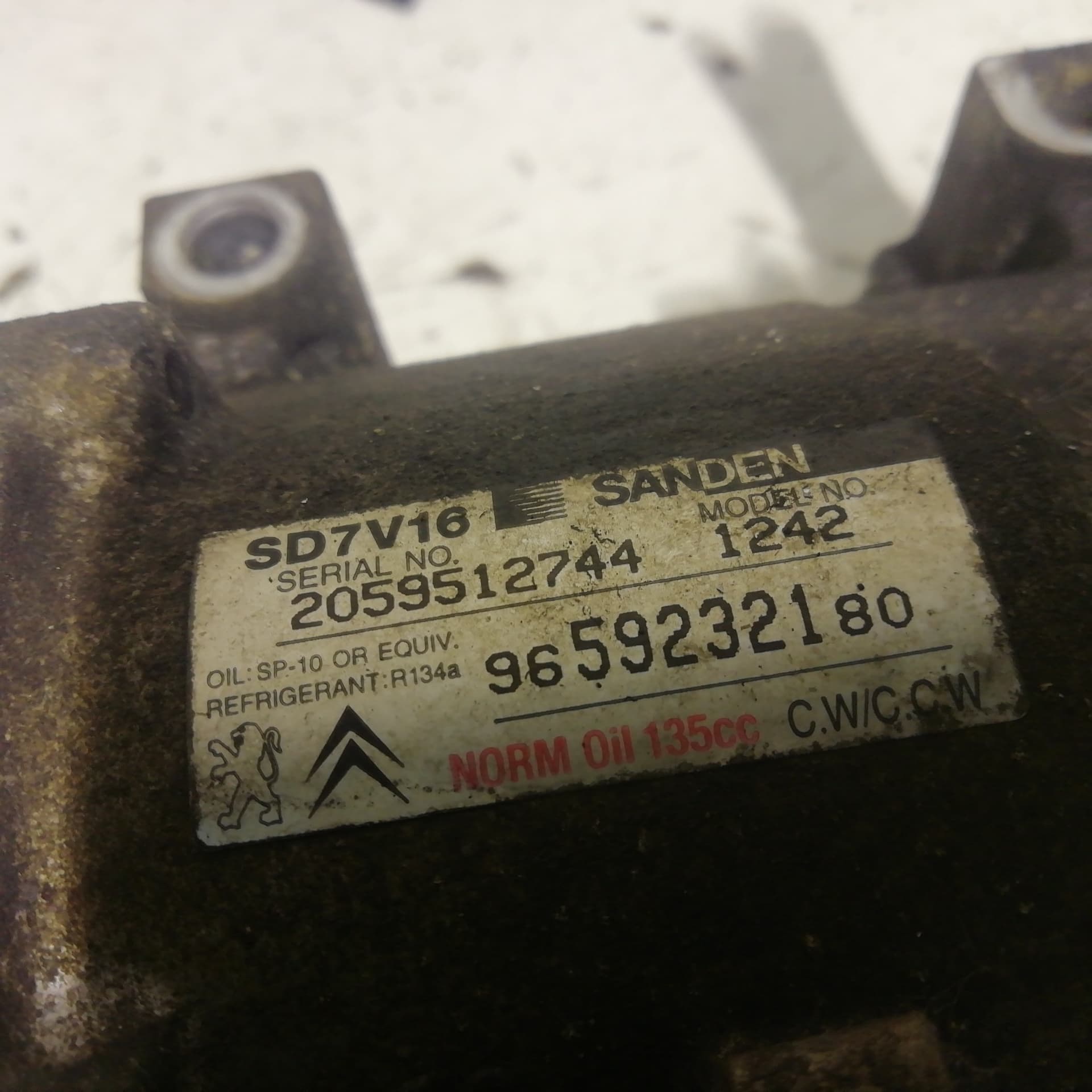 Recambio CITROEN BERLINGO STATION WAGON ref. 9659232180 2