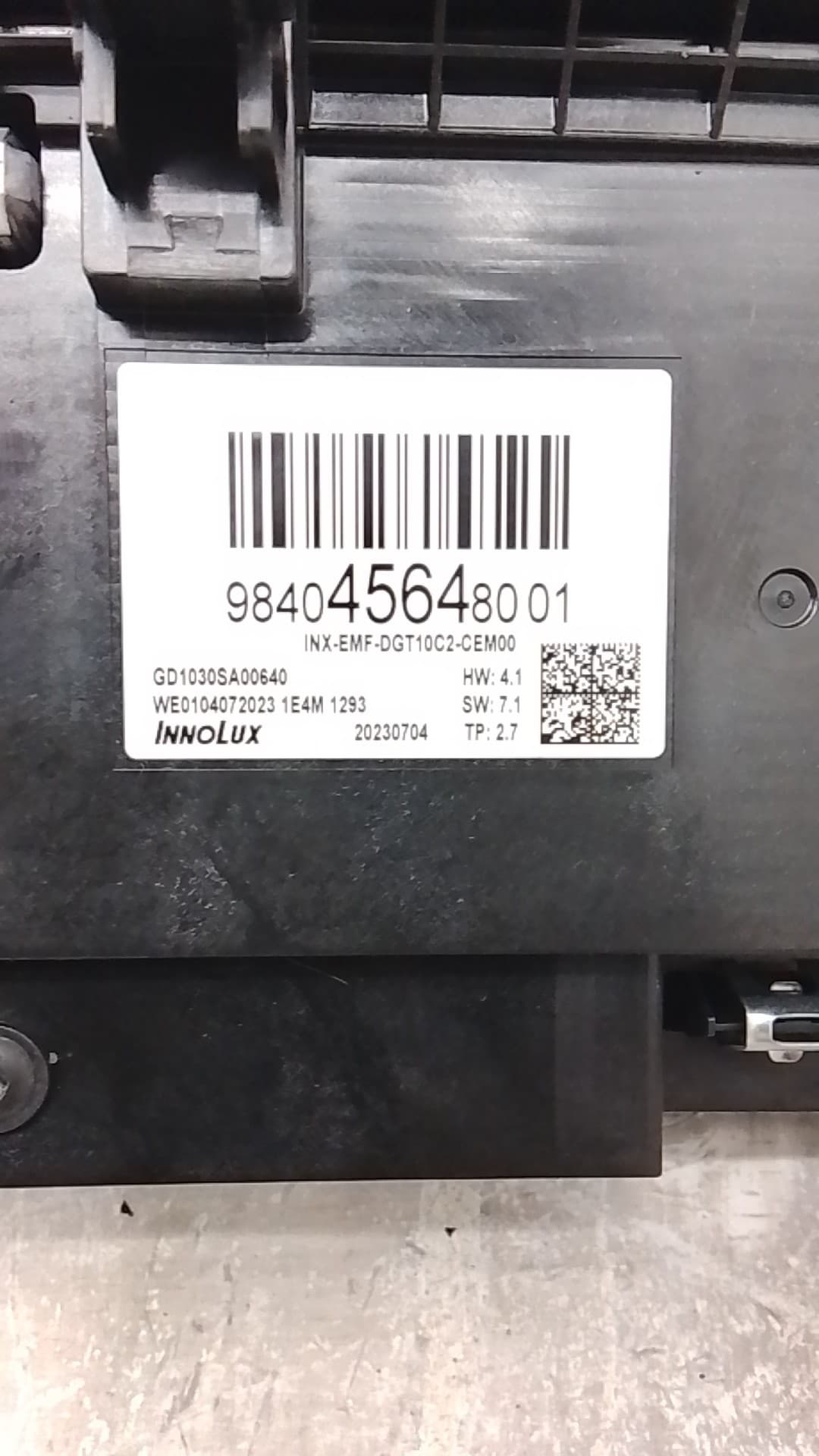 Pantalla multifuncion CITROEN C4 3