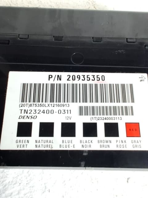 Recambio CHEVROLET CAPTIVA ref. 20935350 2