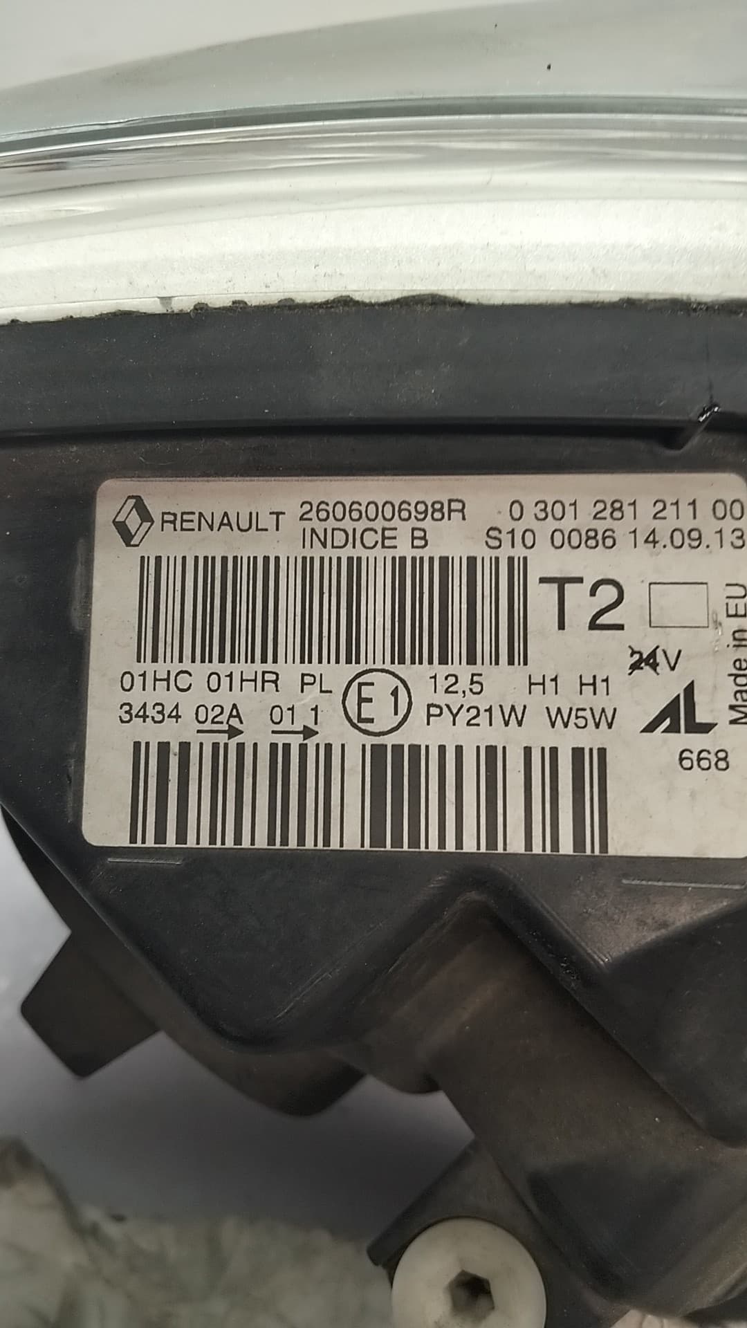 Faro izquierdo RENAULT CAPTUR 2