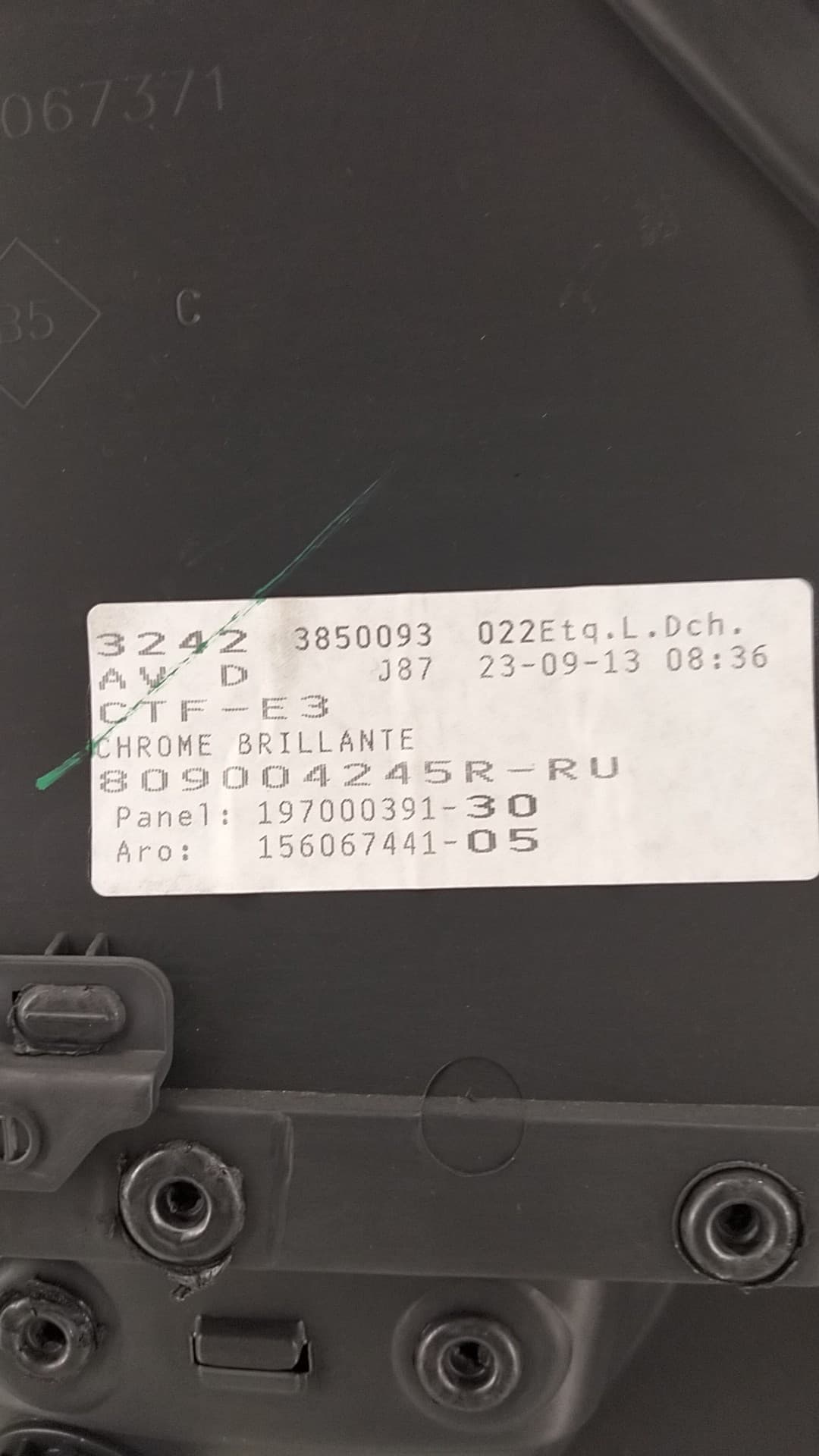 Guarnecido puerta delantera derecha RENAULT CAPTUR 2