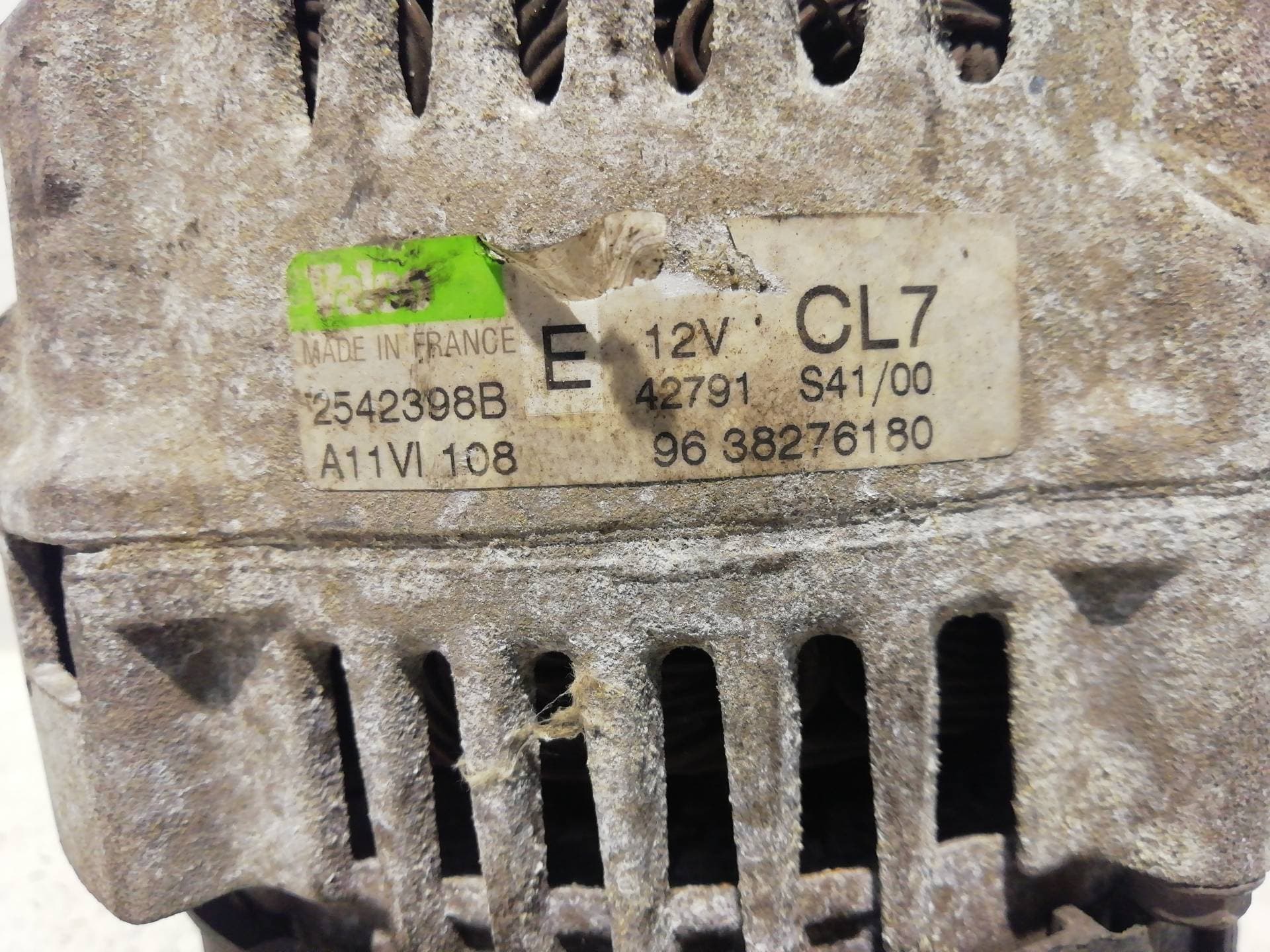 Alternador PEUGEOT 306 BERLINA 3/4/5 PUERTAS (S2) 2