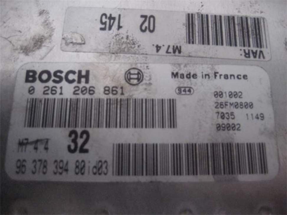 Centralita motor uce PEUGEOT 306 BERLINA 3/4/5 PUERTAS (S2) 2
