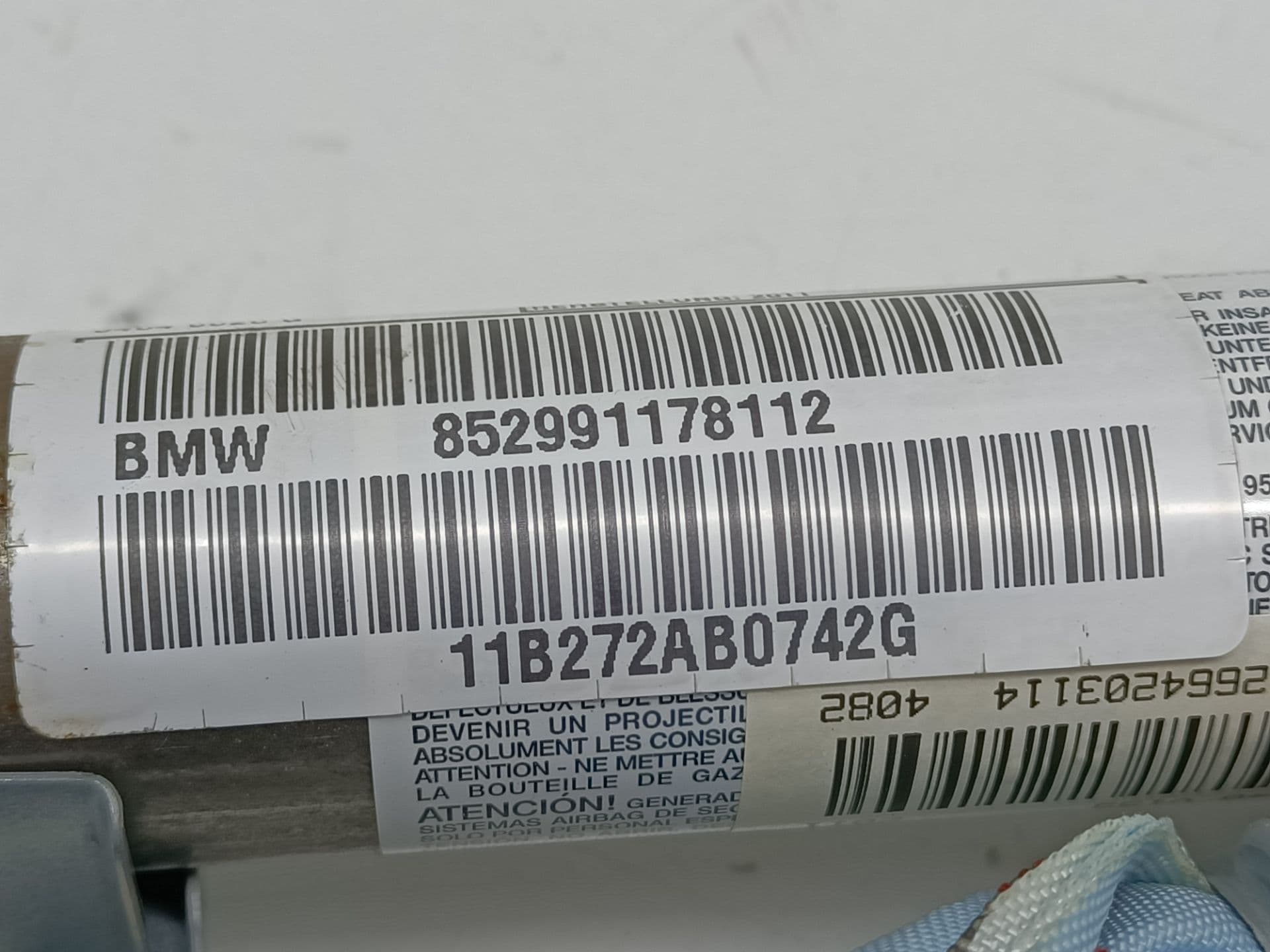 Airbag cortina delantero derecho BMW X1 (E84) 2