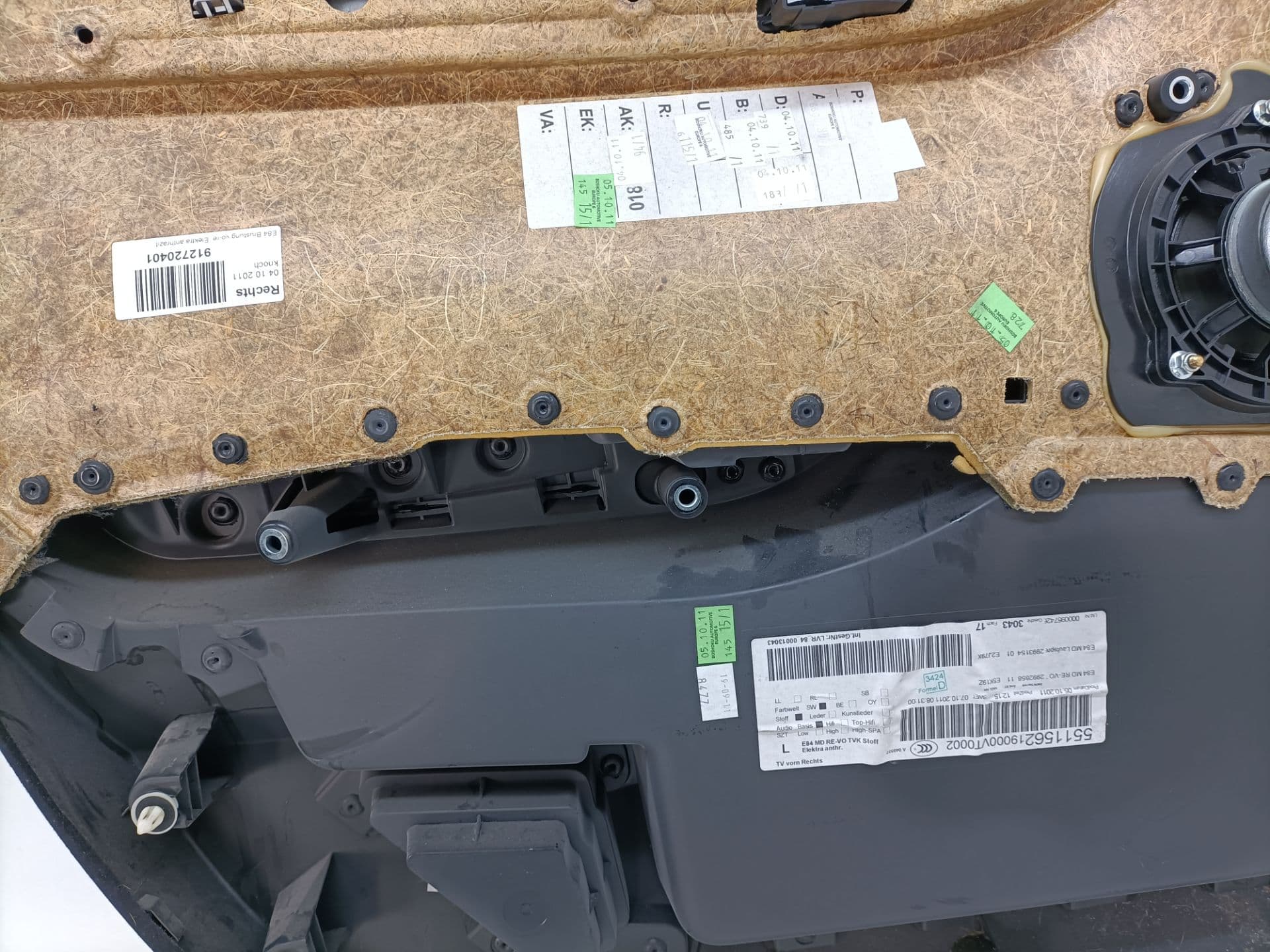 Guarnecido puerta delantera derecha BMW X1 (E84) 2