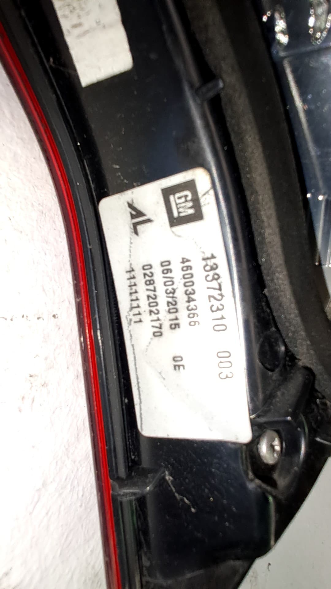 Recambio OPEL MERIVA B ref. 13372310 2
