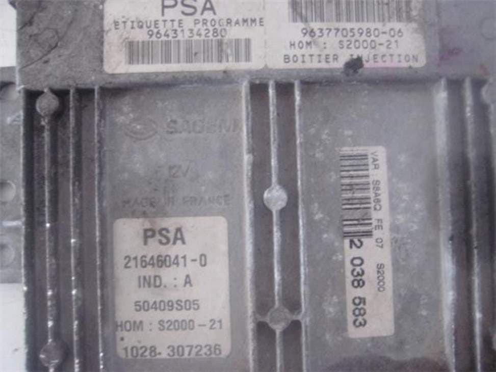 Centralita motor uce PEUGEOT PARTNER (S1) 2