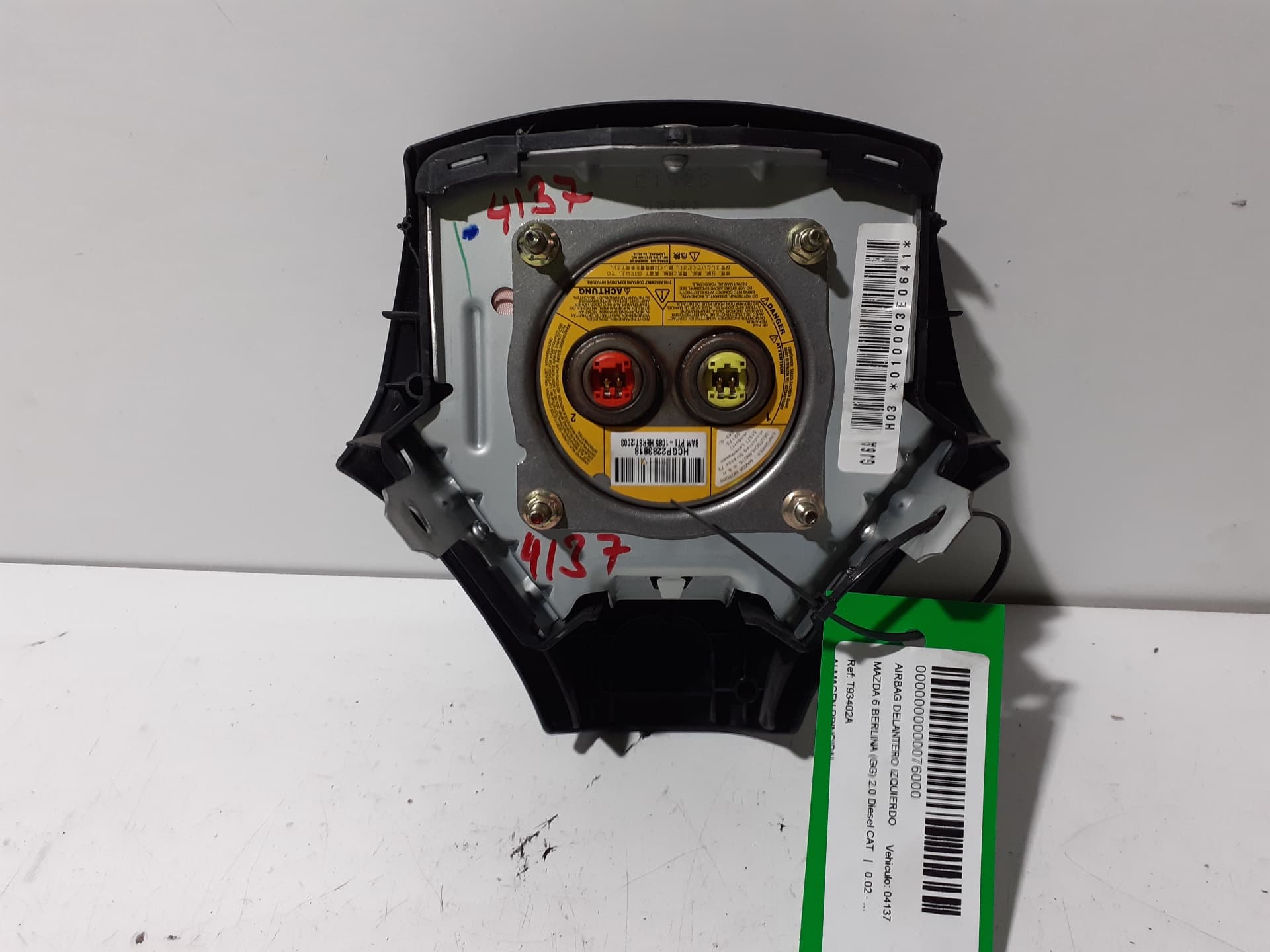 Airbag delantero izquierdo MAZDA 6 BERLINA (GG) 5