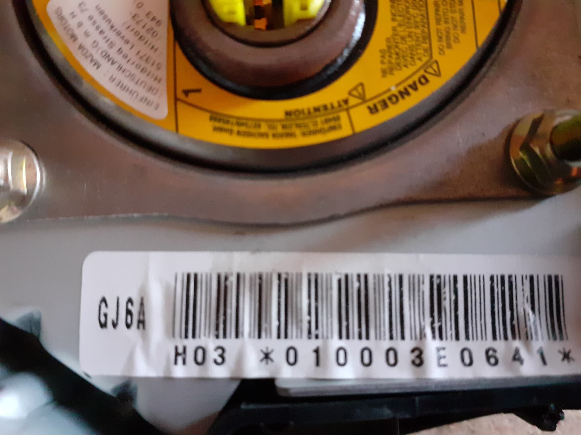 Airbag delantero izquierdo MAZDA 6 BERLINA (GG) 4