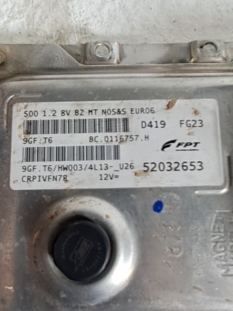 Centralita motor uce FIAT 500 CABRIO (150) 2