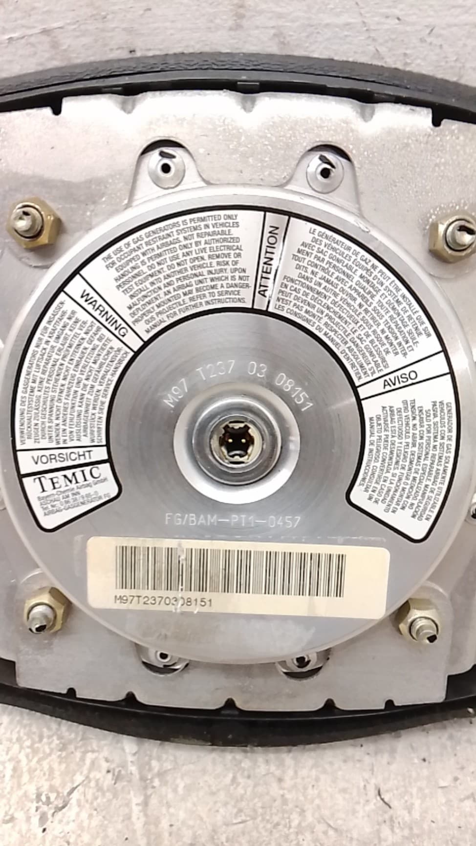 Airbag delantero izquierdo AUDI A3 (8L) 3