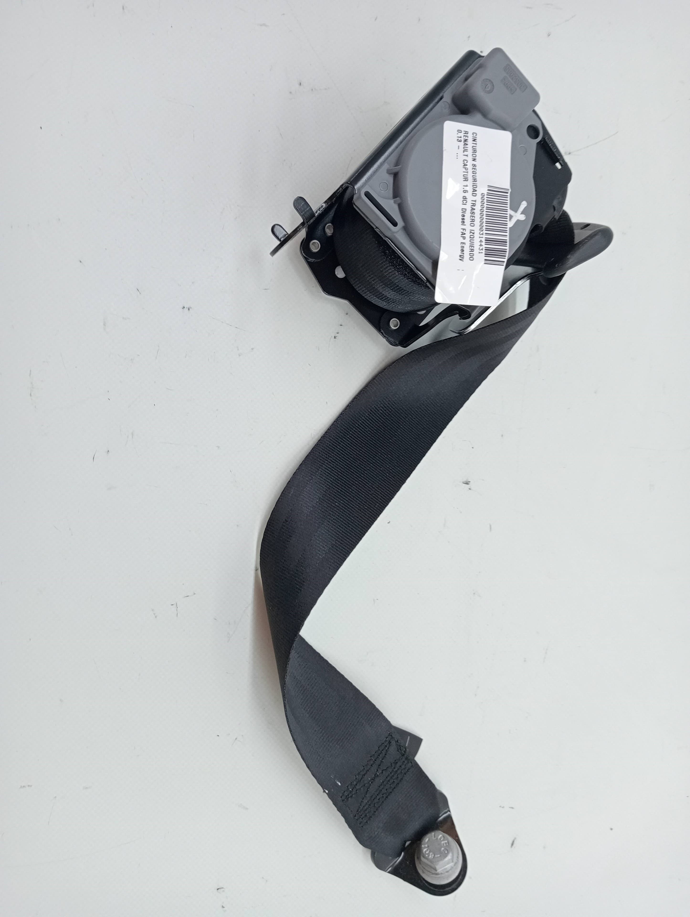 Cinturon seguridad trasero izquierdo RENAULT CAPTUR