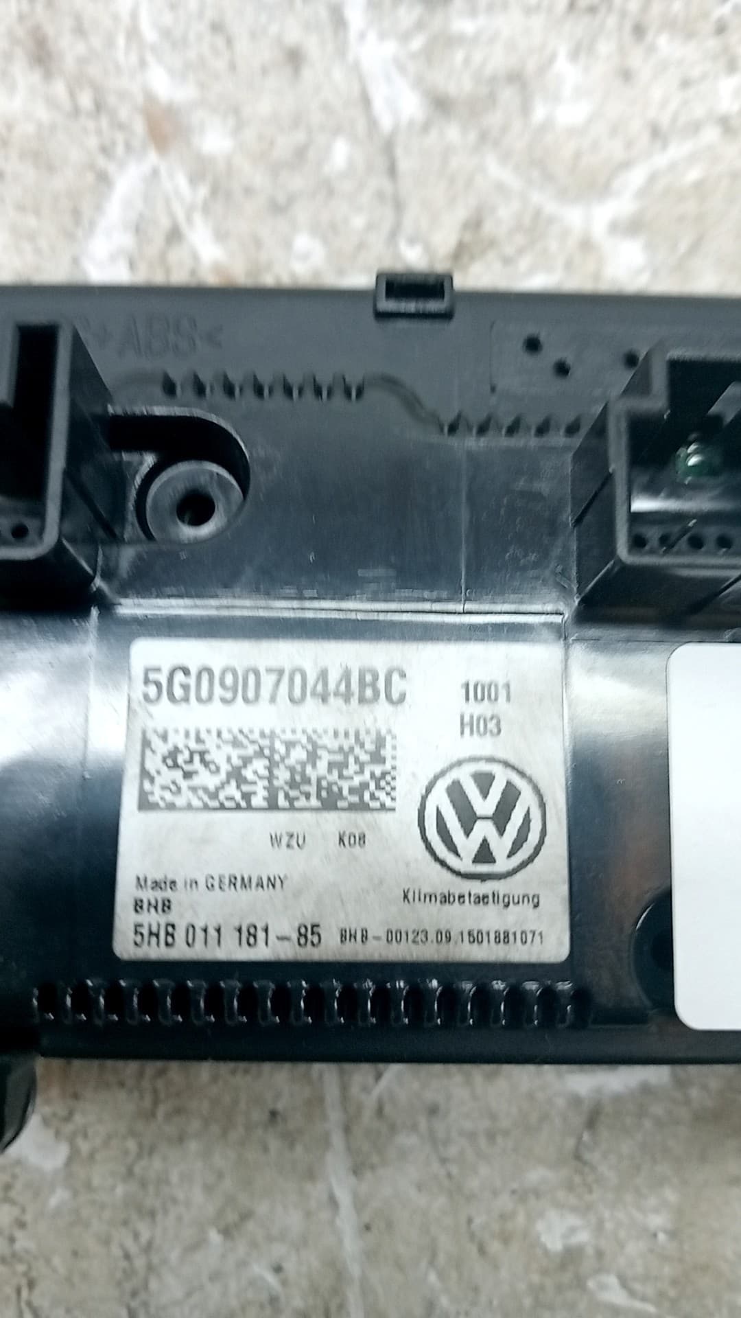 Mando climatizador VOLKSWAGEN GOLF VII LIM 2