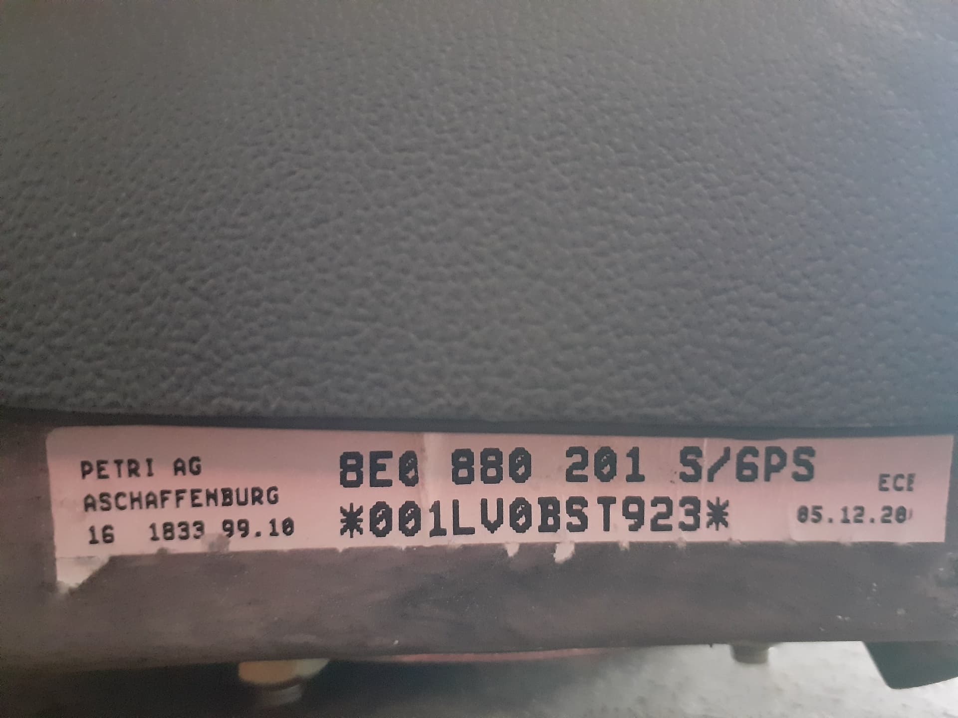 Airbag delantero izquierdo AUDI A3 (8L) 2