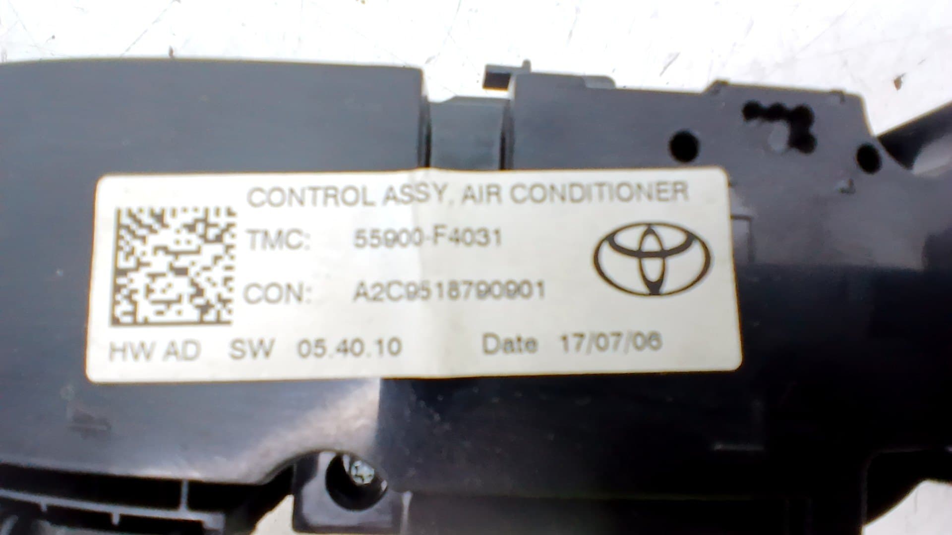 Mando climatizador TOYOTA C-HR 2