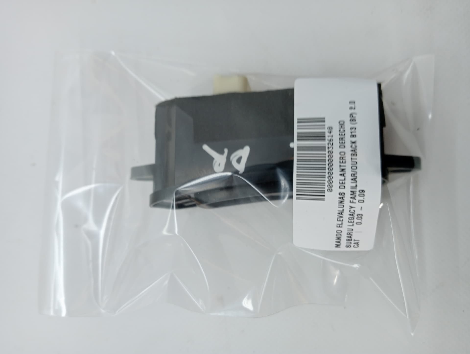 Mando elevalunas delantero derecho SUBARU LEGACY FAMILIAR/OUTBACK B13 (BP) 2