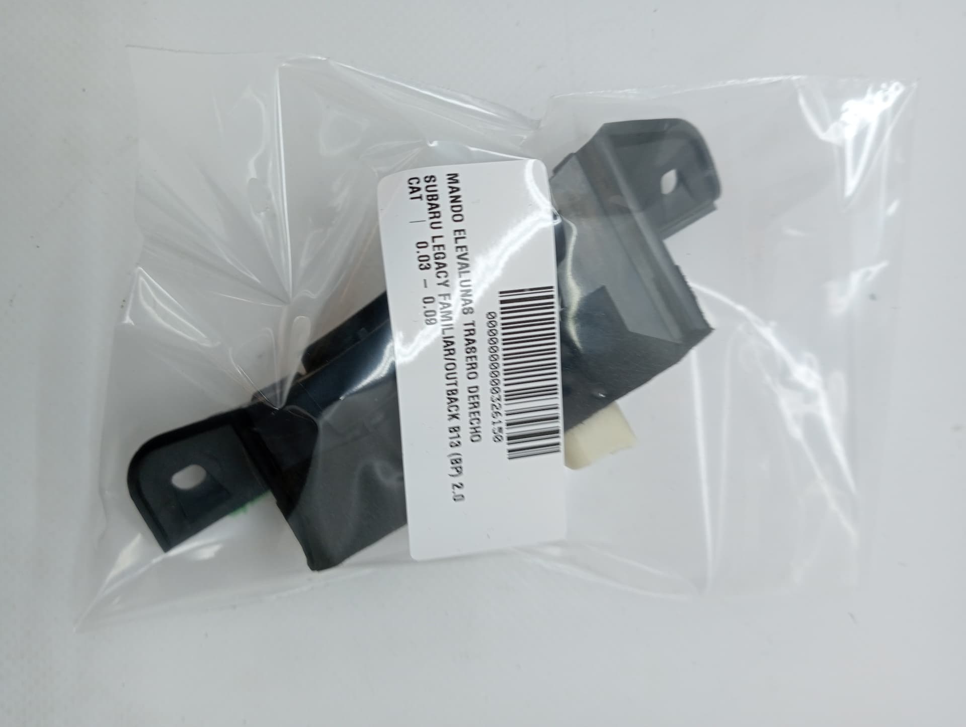 Mando elevalunas trasero derecho SUBARU LEGACY FAMILIAR/OUTBACK B13 (BP) 2