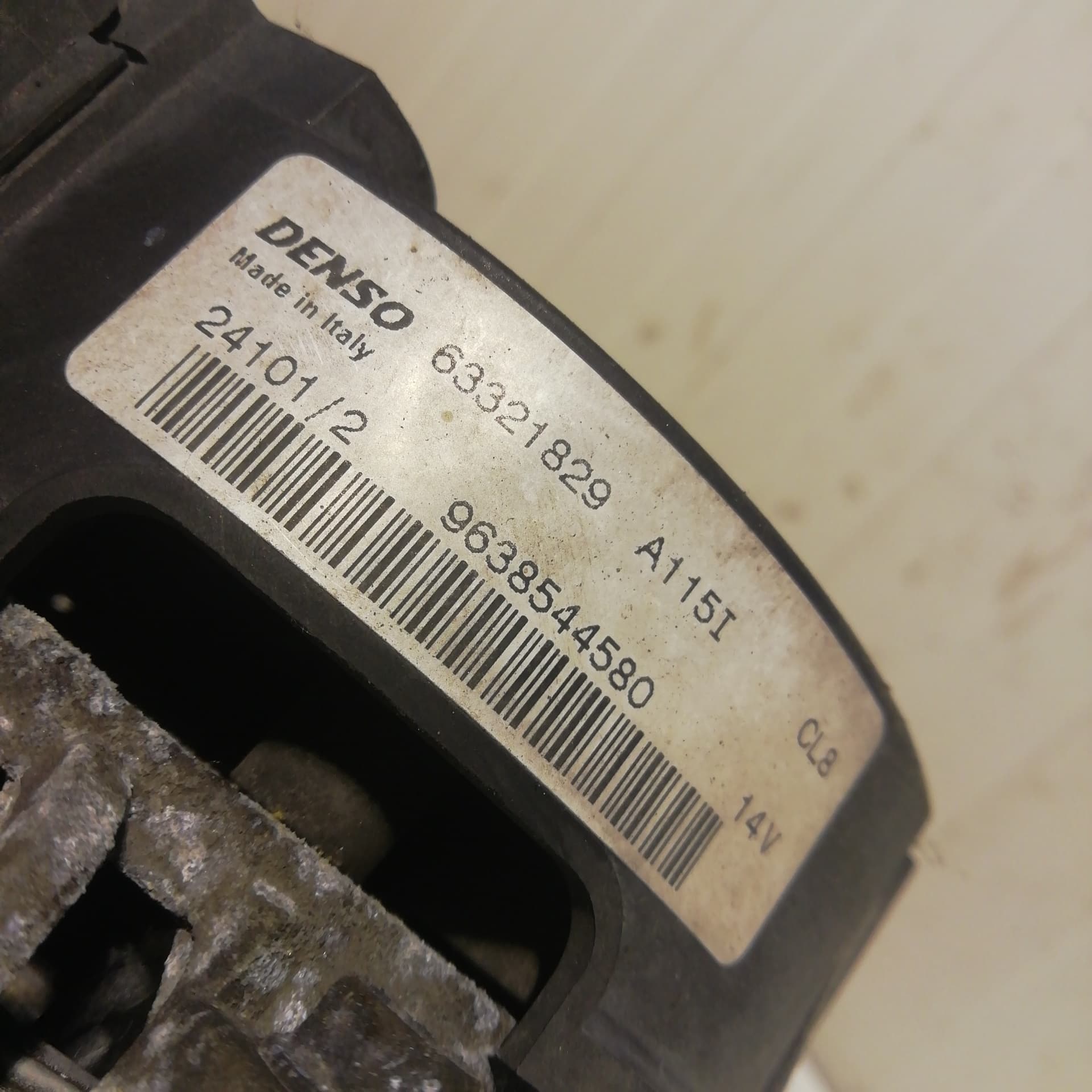 Alternador PEUGEOT 307 BREAK / SW (S1) 2