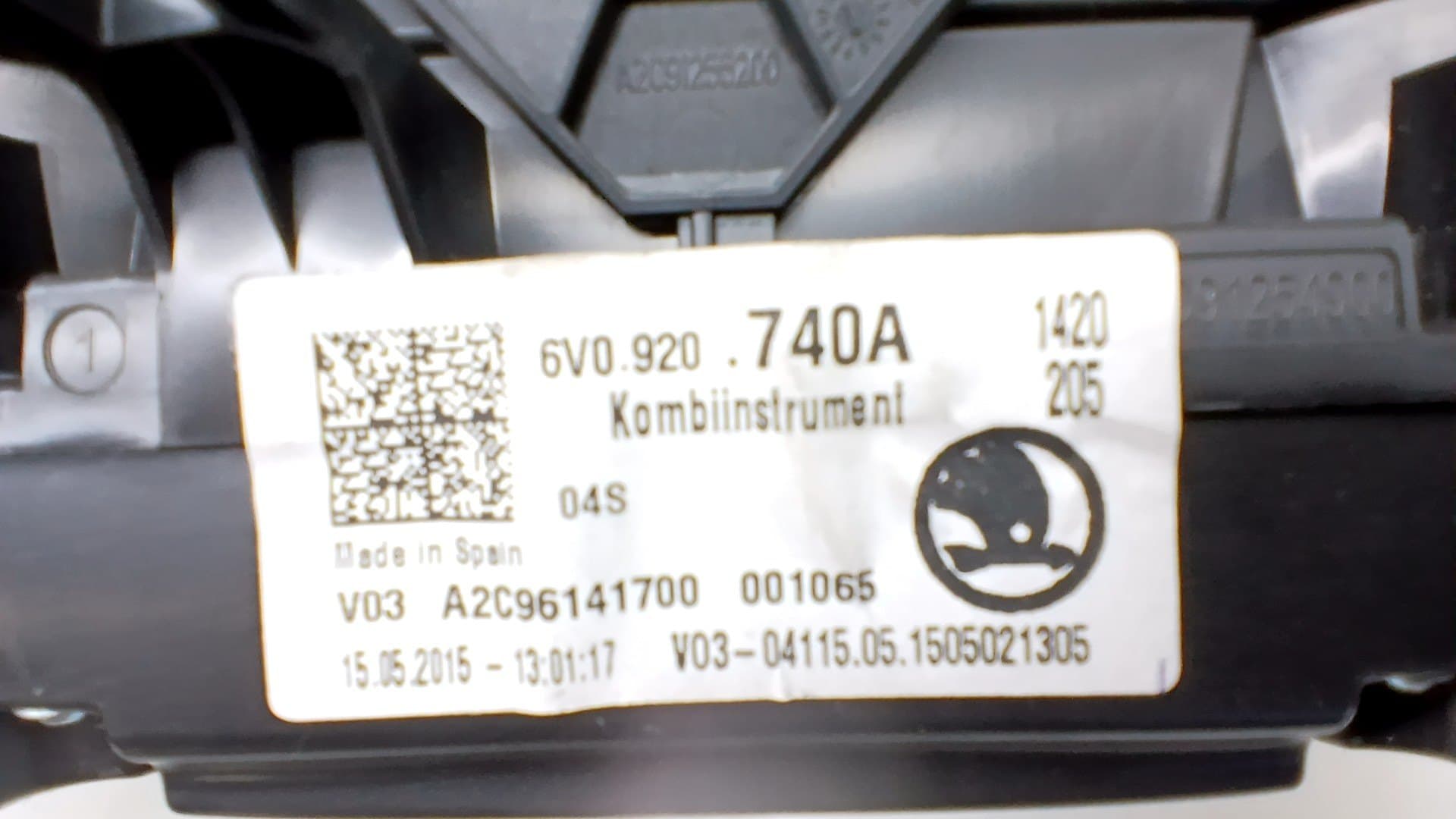 Cuadro instrumentos SKODA FABIA 2