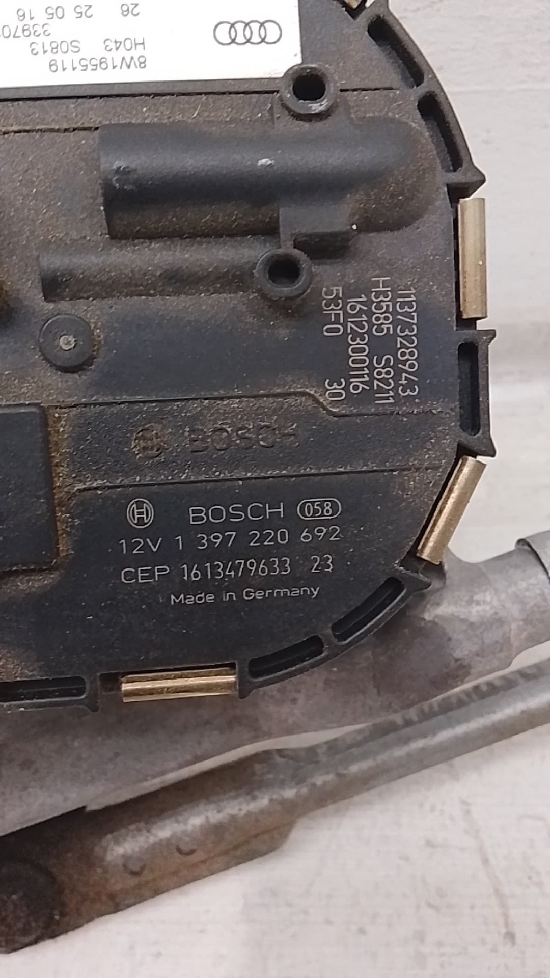 Motor limpia delantero AUDI A4 AVANT (8W5) 2